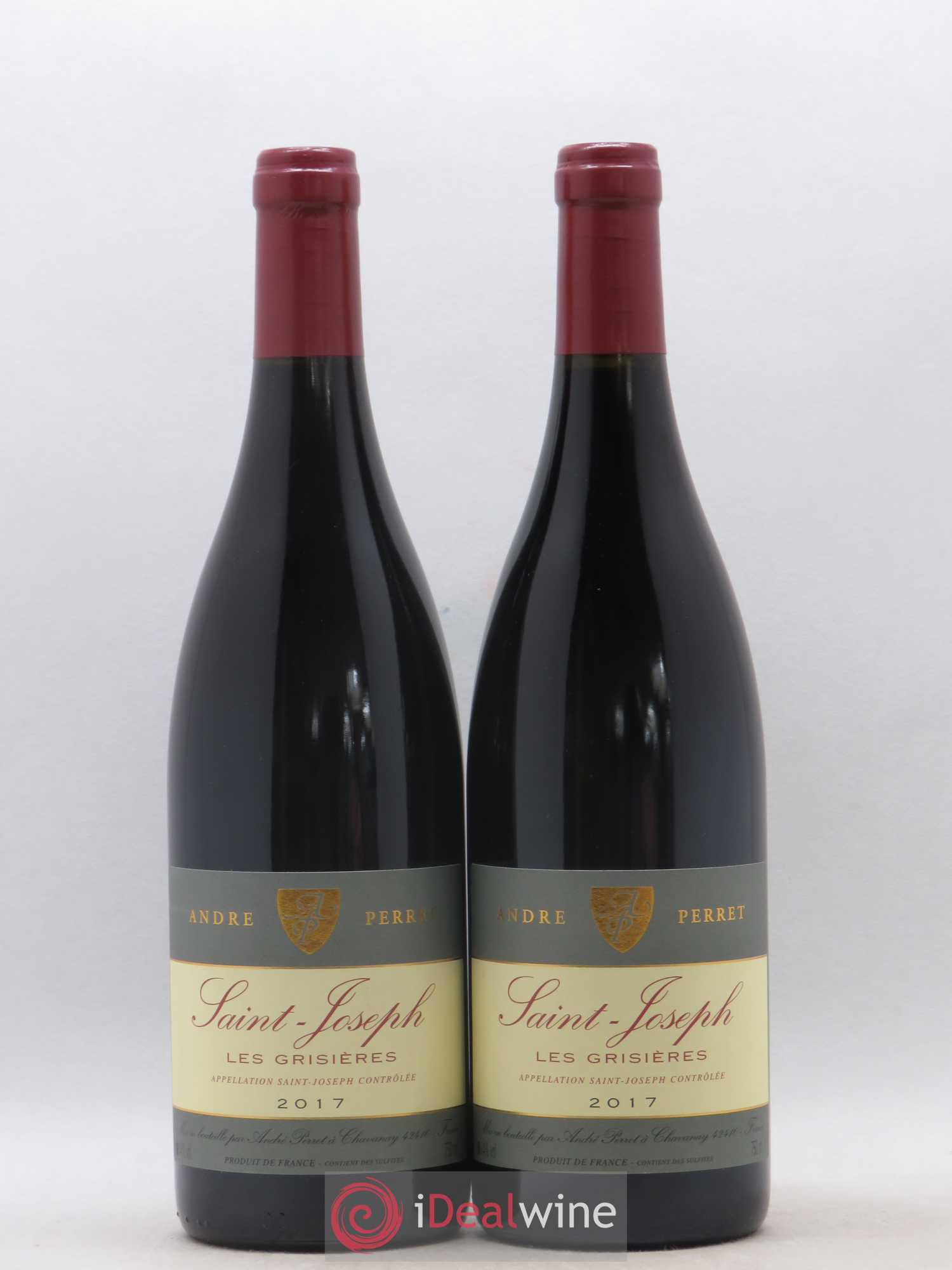 Saint-Joseph Les Grisières Andre Perret 2017 - Posten von 2 Flaschen - 0