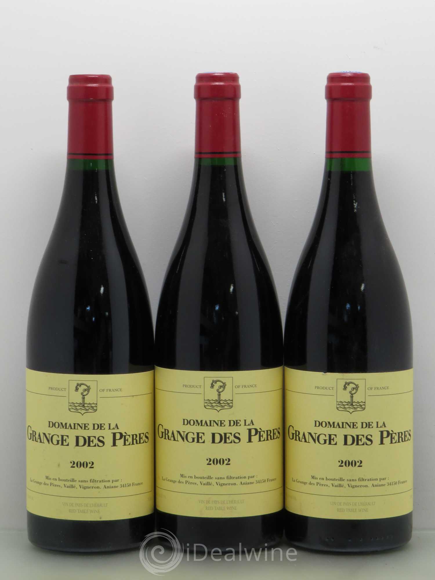 Pays d'Hérault Grange des Pères Laurent Vaillé 2002 - Lot de 6 bouteilles - 2