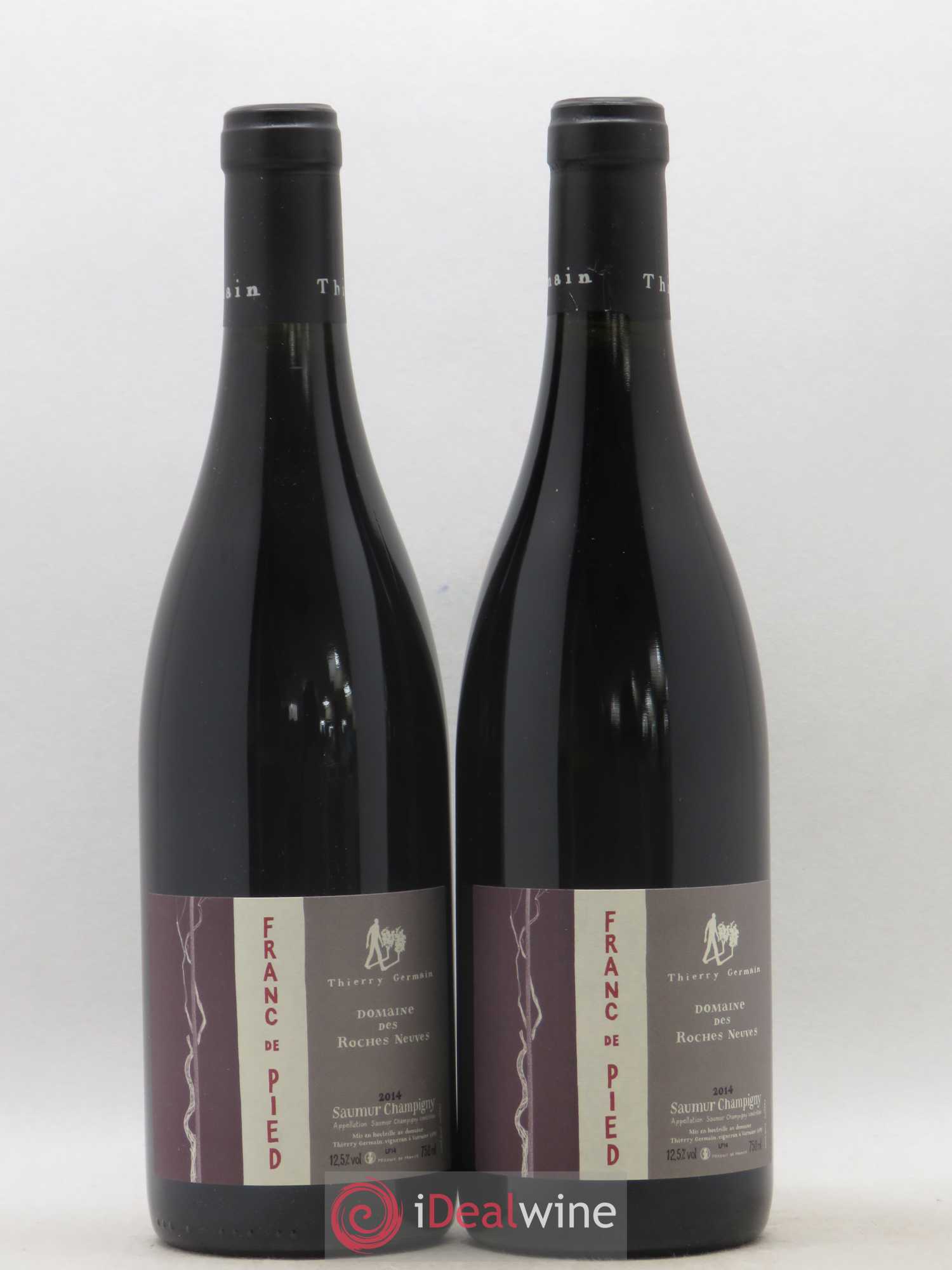 Saumur-Champigny Franc de pied Domaine des Roches Neuves - Thierry Germain 2014 - Lot de 2 bouteilles - 0