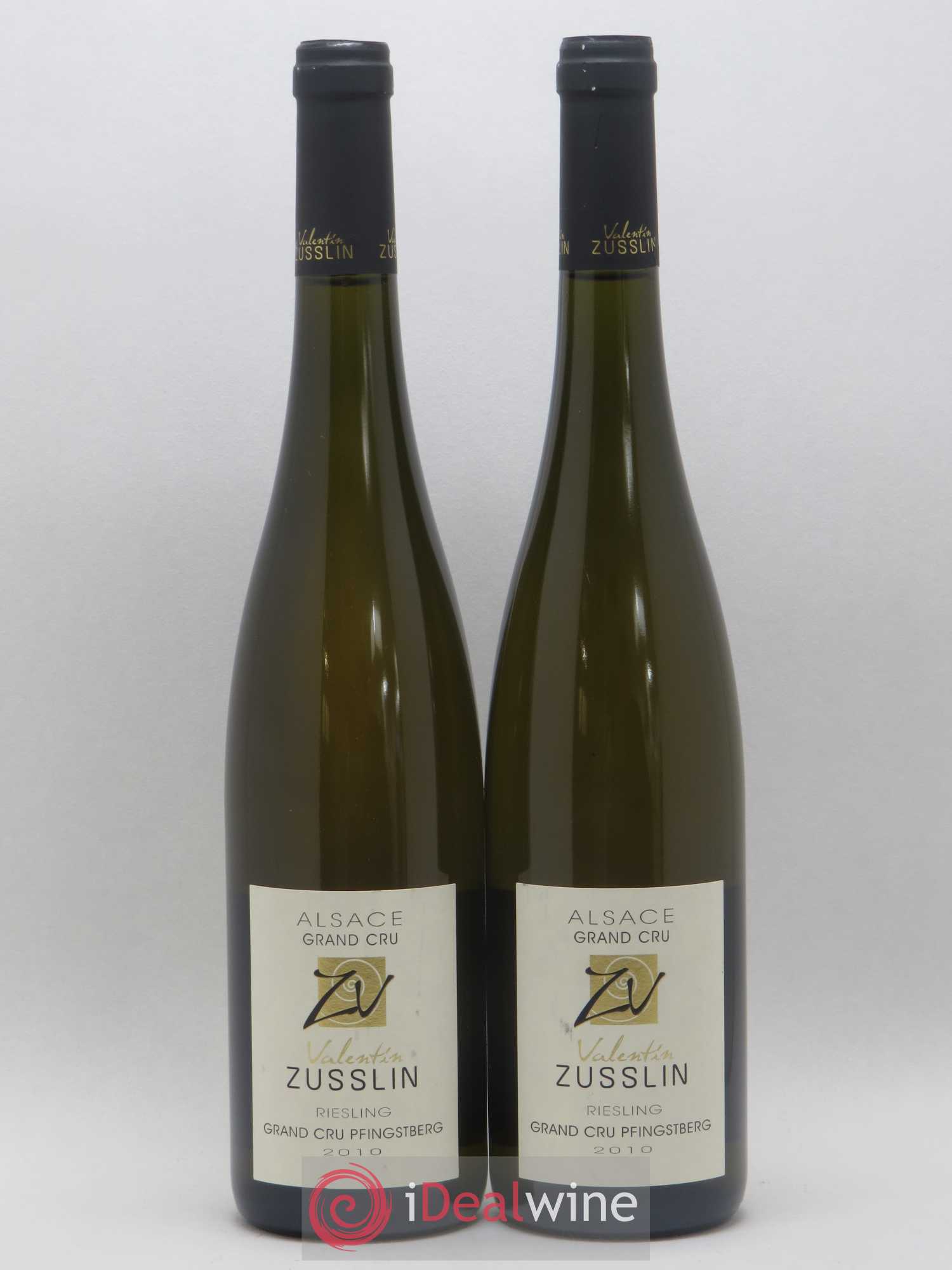 Alsace Riesling Grand Cru Pfingstberg Valentin Zusslin (Domaine) 2010 - Lot de 2 bouteilles - 0