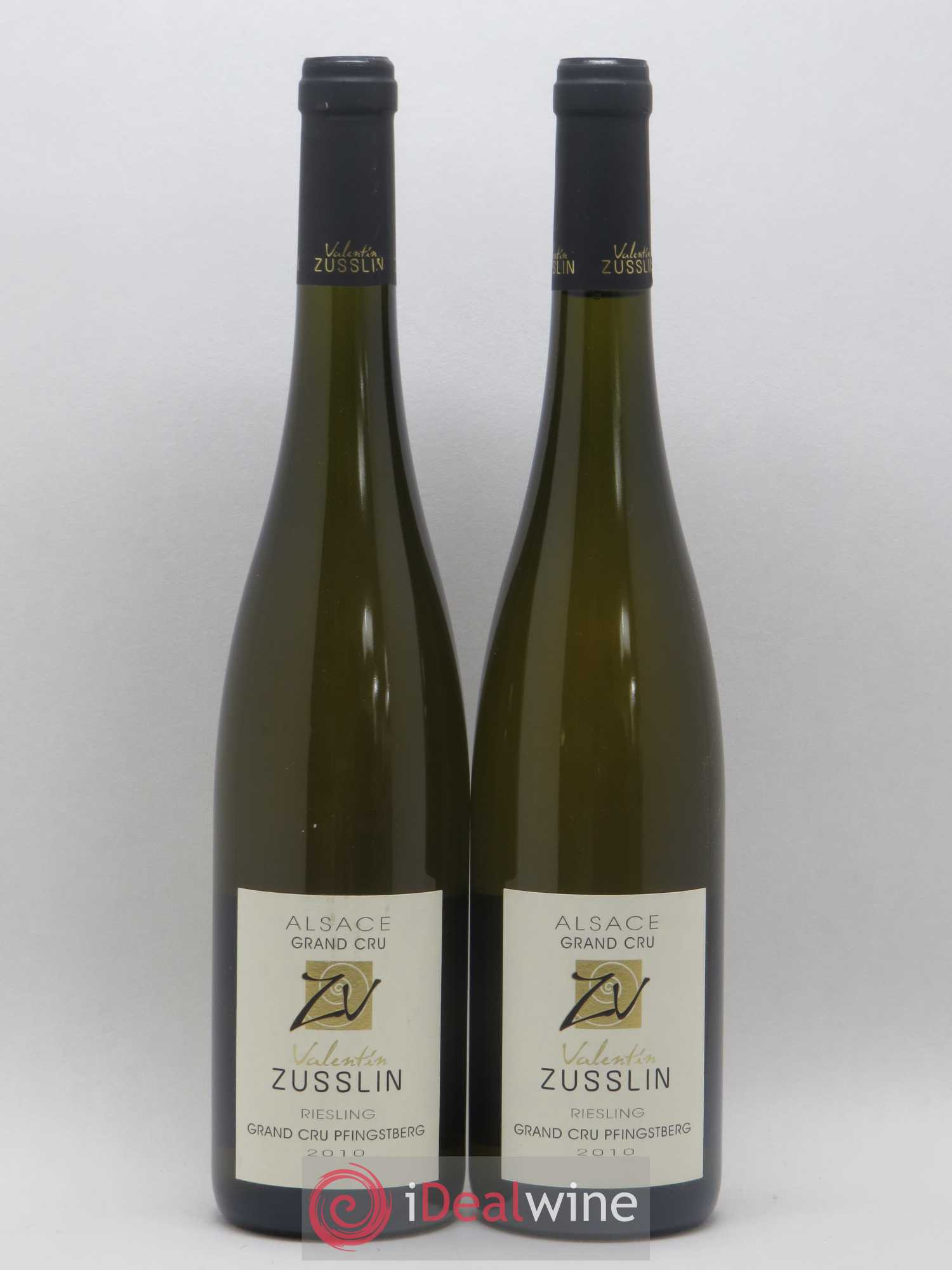 Alsace Riesling Grand Cru Pfingstberg Valentin Zusslin (Domaine) 2010 - Lot de 2 bouteilles - 0