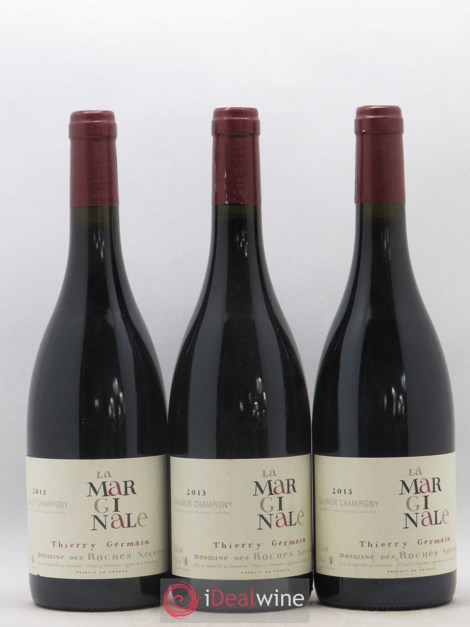 Saumur-Champigny La Marginale Domaine des Roches Neuves - Thierry Germain 2013 - Lot de 3 bouteilles - 0