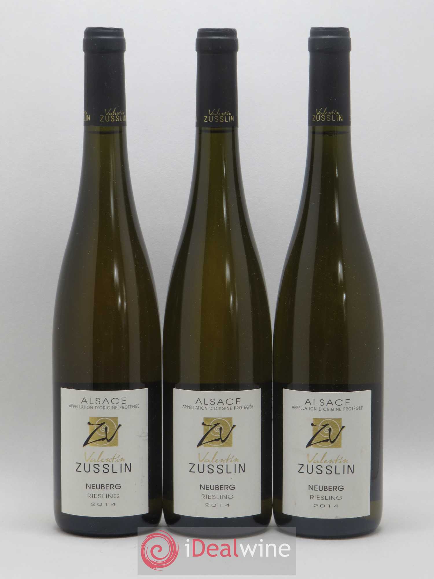 Alsace Riesling Neuberg Valentin Zusslin (Domaine) 2014 - Lot de 3 bouteilles - 0