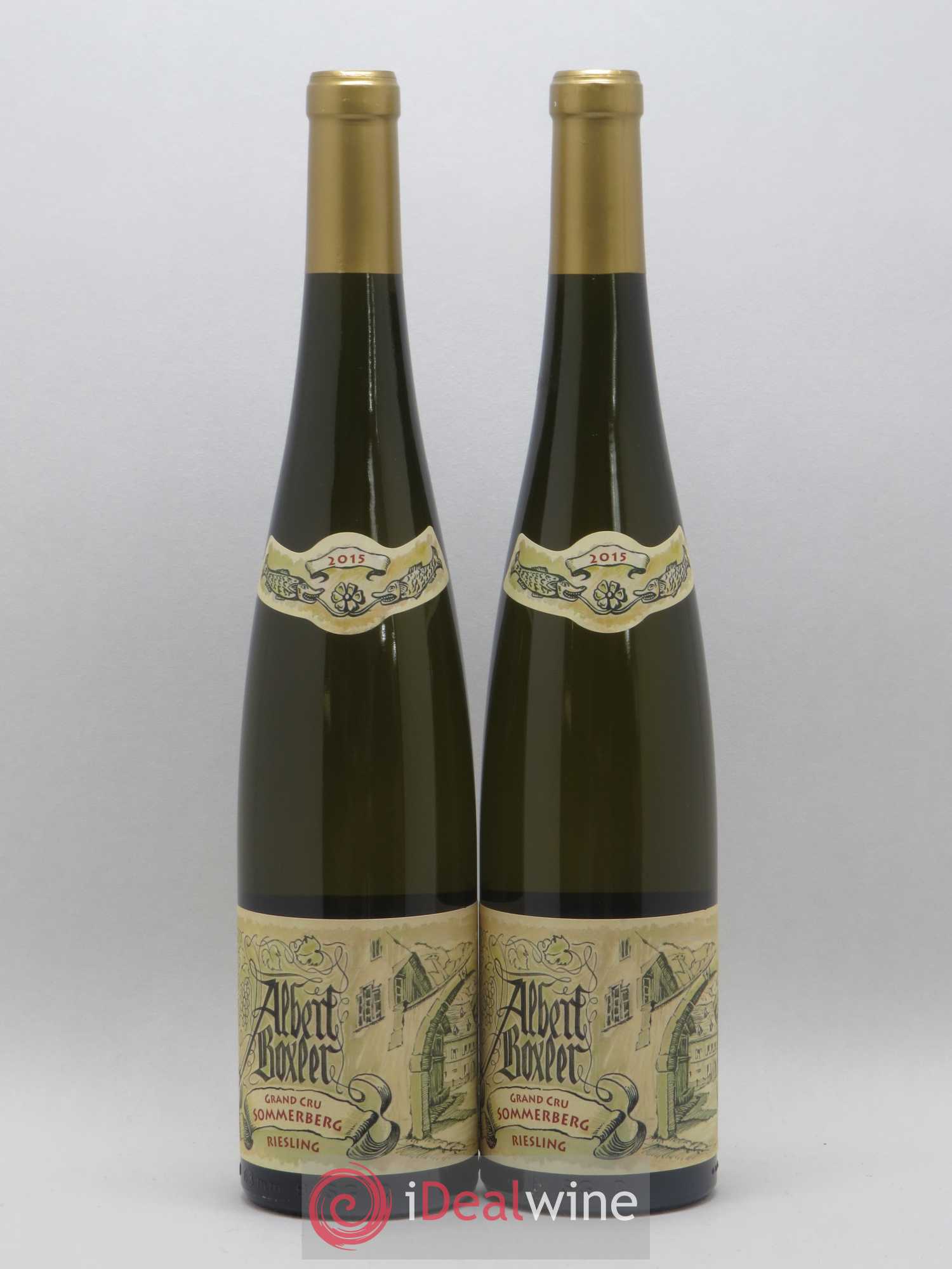Riesling Grand Cru Sommerberg Albert Boxler 2015 - Lot de 2 bouteilles - 0