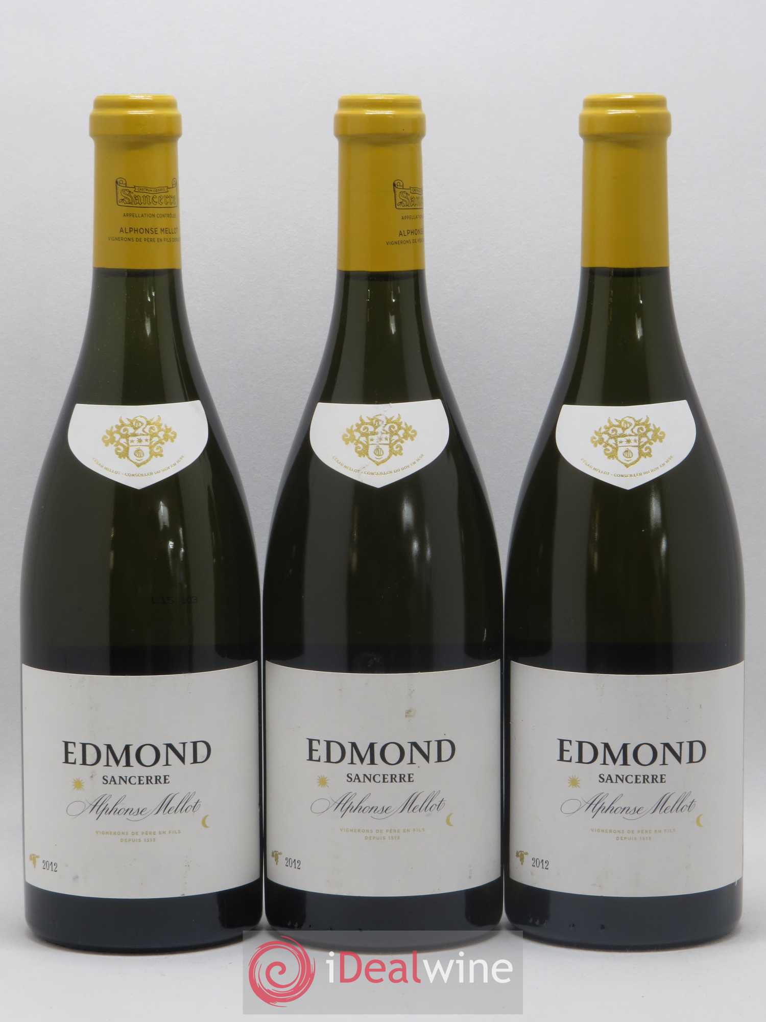 Sancerre Cuvée Edmond Alphonse Mellot 2012 - Lot de 3 bouteilles - 0