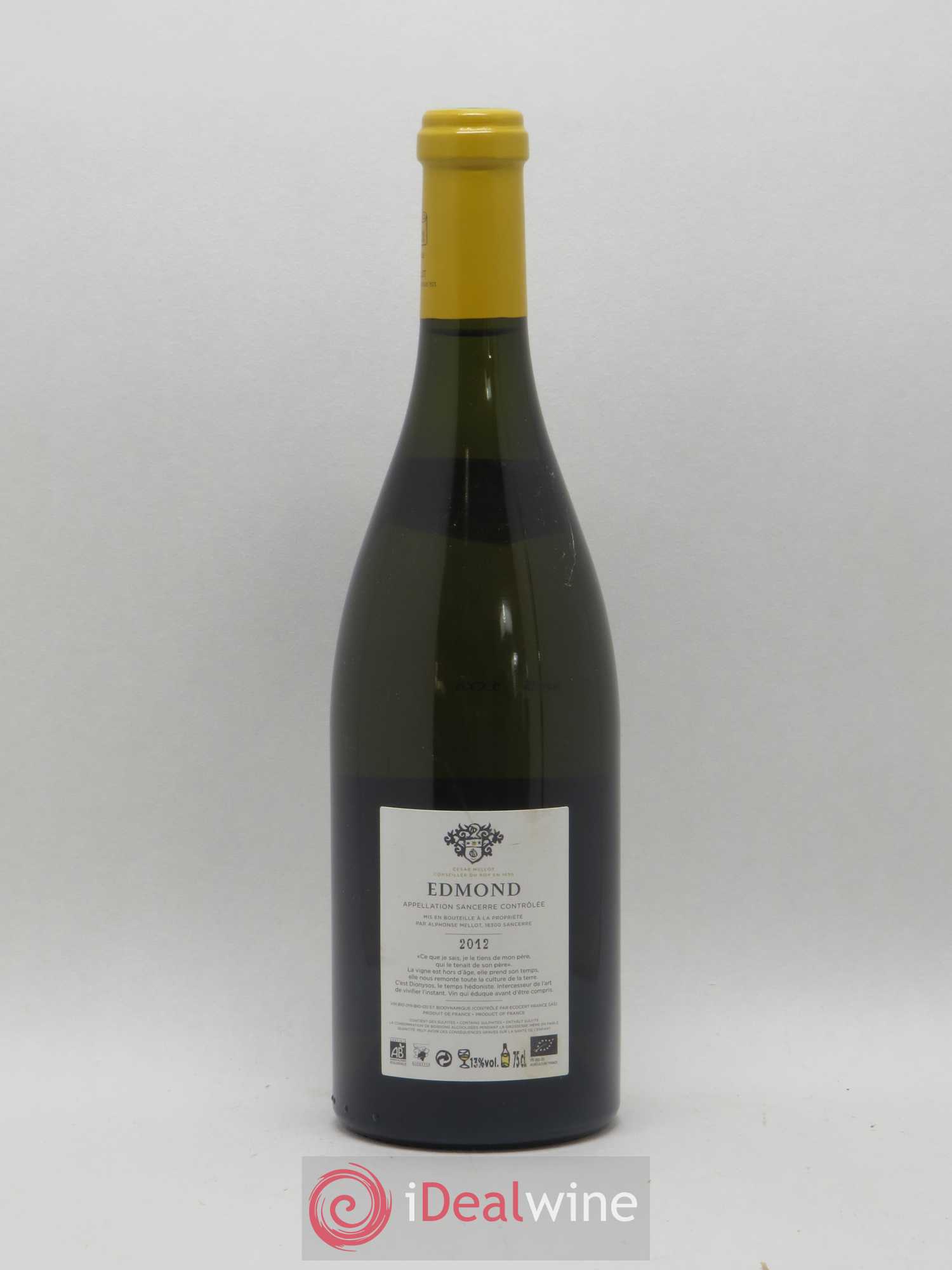 Sancerre Cuvée Edmond Alphonse Mellot 2012 - Lot de 1 bouteille - 1