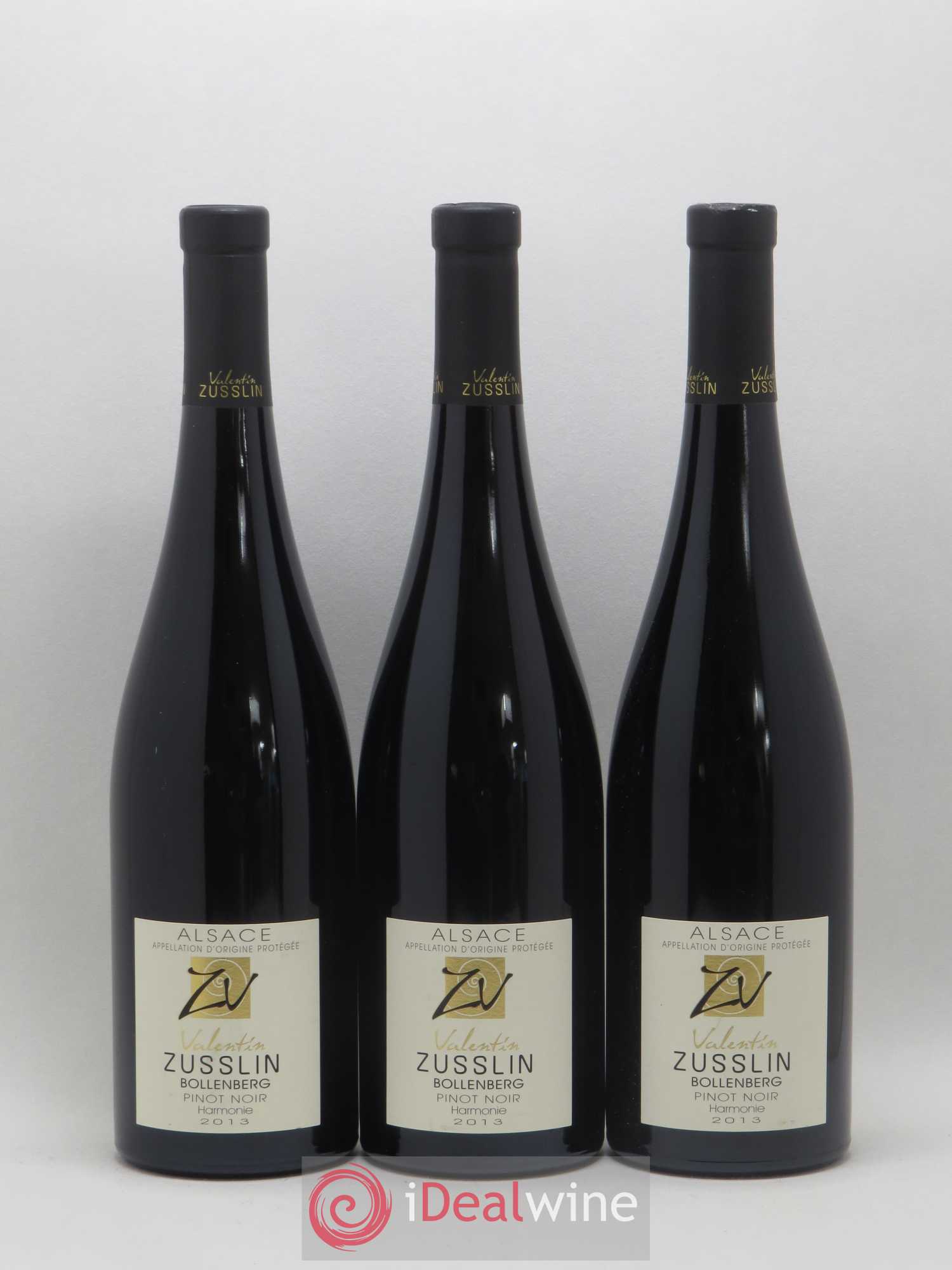 Alsace Pinot Noir Bollenberg Harmonie Valentin Zusslin (Domaine) 2013 - Lot de 6 bouteilles - 2