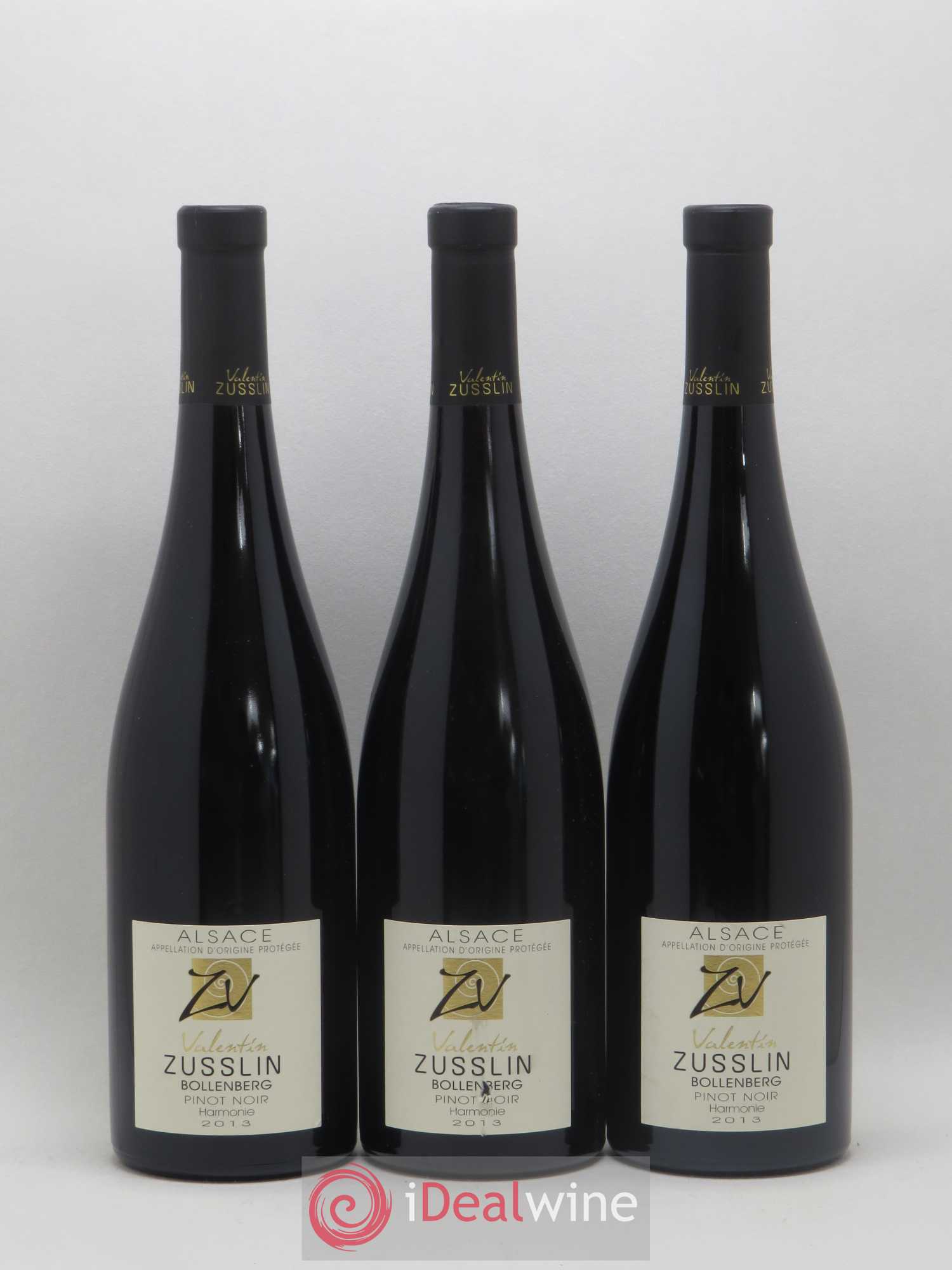 Alsace Pinot Noir Bollenberg Harmonie Valentin Zusslin (Domaine) 2013 - Lot de 3 bouteilles - 0