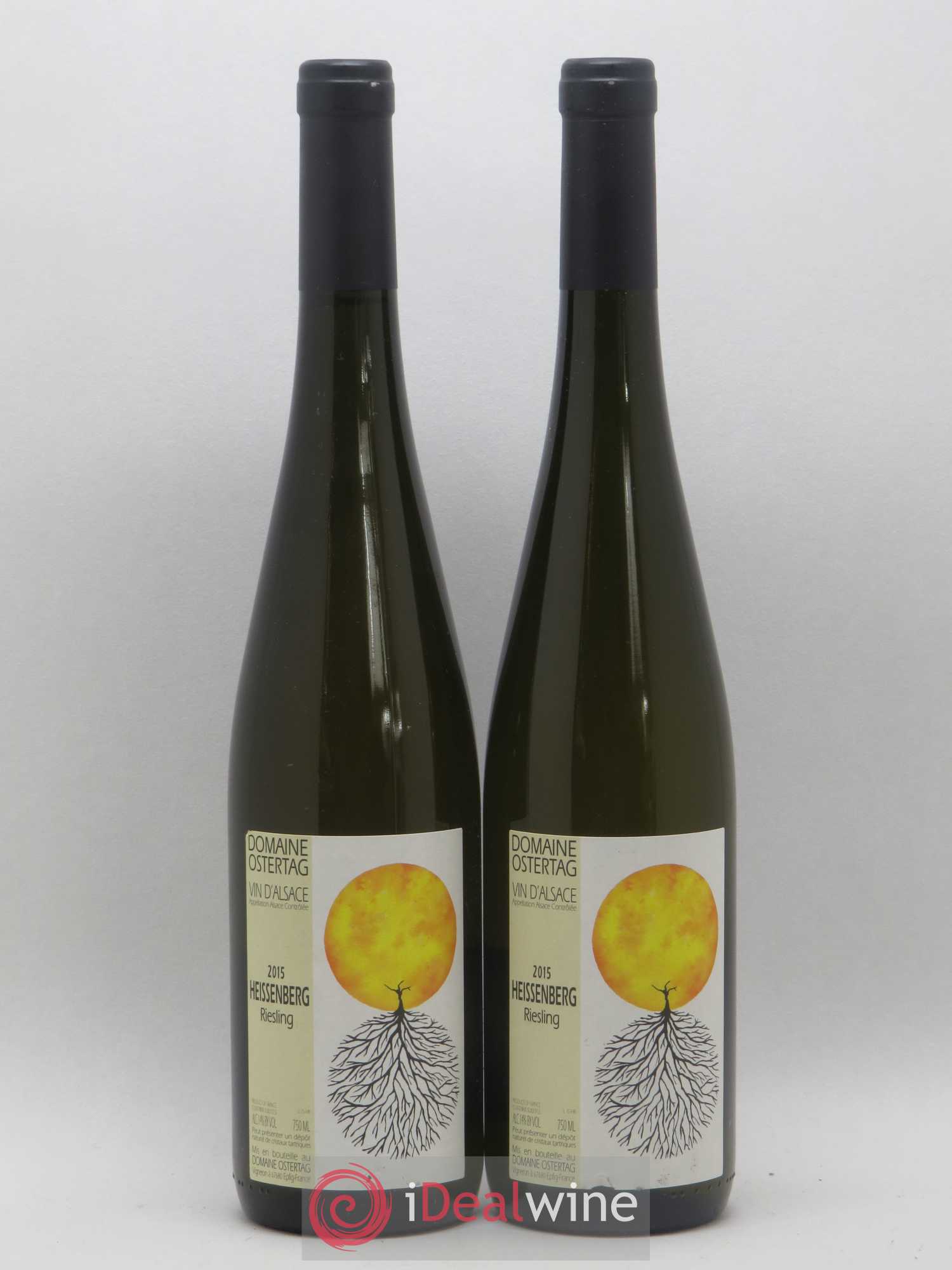 Alsace Riesling Heissenberg Ostertag (Domaine) 2015 - Lot de 2 bouteilles - 0