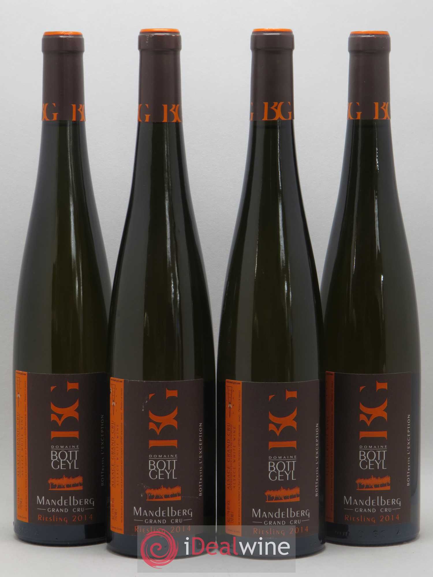 Alsace Riesling Grand Cru Mandelberg Bott-Geyl (Domaine) 2014 - Lot de 4 bouteilles - 0