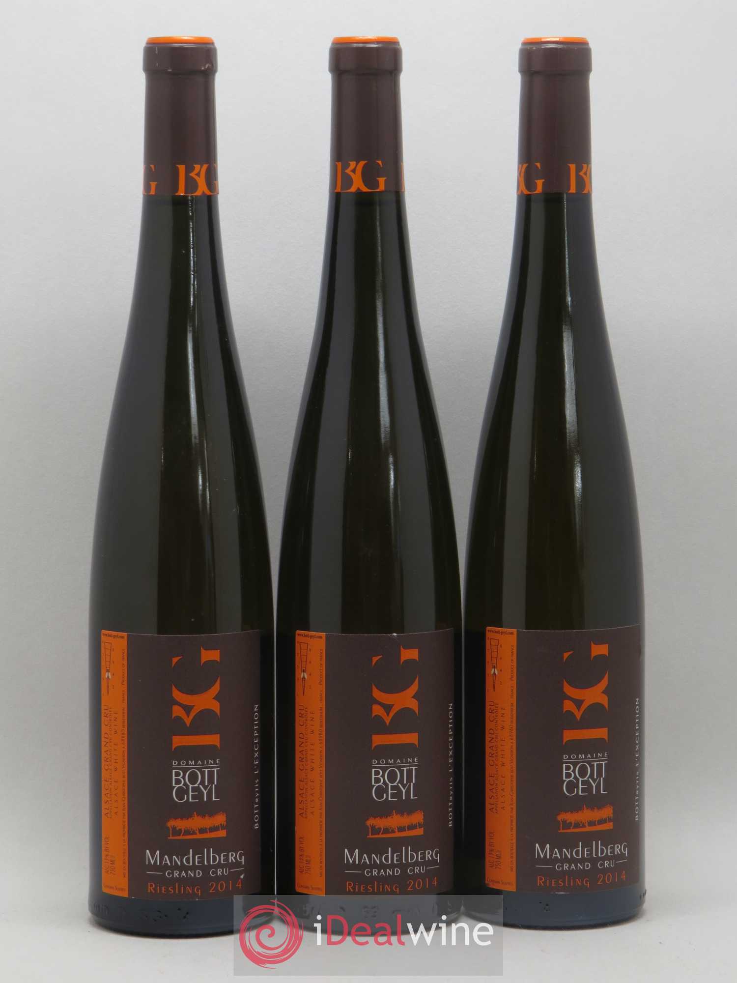 Alsace Riesling Grand Cru Mandelberg Bott-Geyl (Domaine) 2014 - Lot de 6 bouteilles - 2