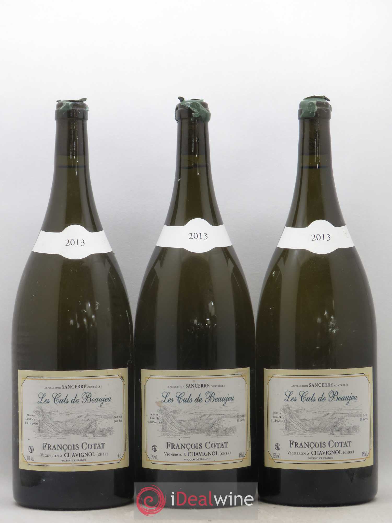 Sancerre Les Culs de Beaujeu François Cotat 2013 - Lot de 3 magnums - 0