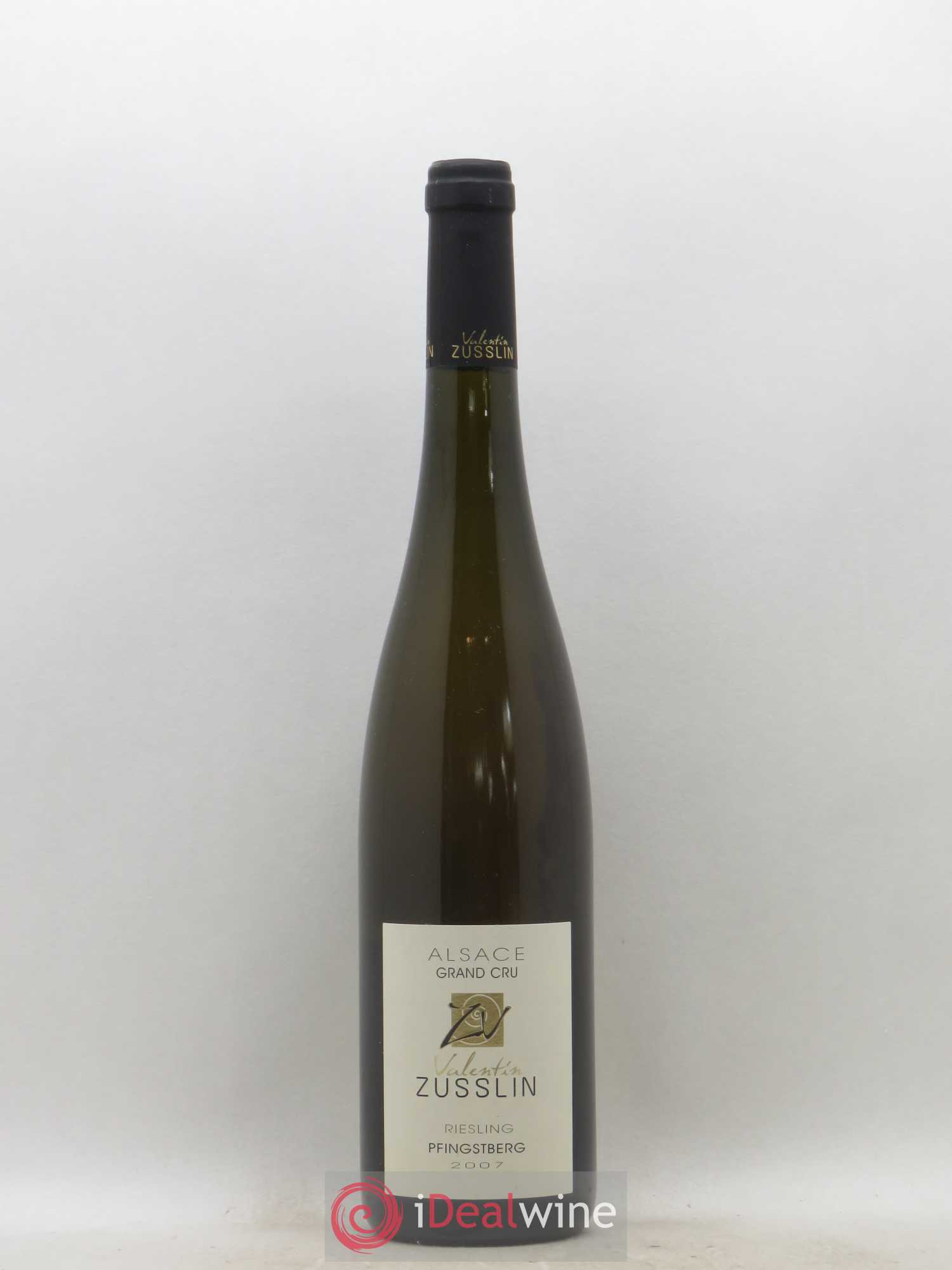 Alsace Riesling Grand Cru Pfingstberg Valentin Zusslin (Domaine) 2007 - Lot de 1 bouteille - 0