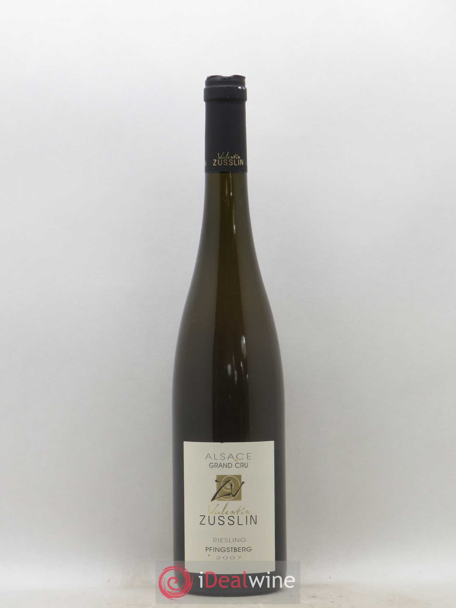 Alsace Riesling Grand Cru Pfingstberg Valentin Zusslin (Domaine) 2007 - Lot de 1 bouteille - 0