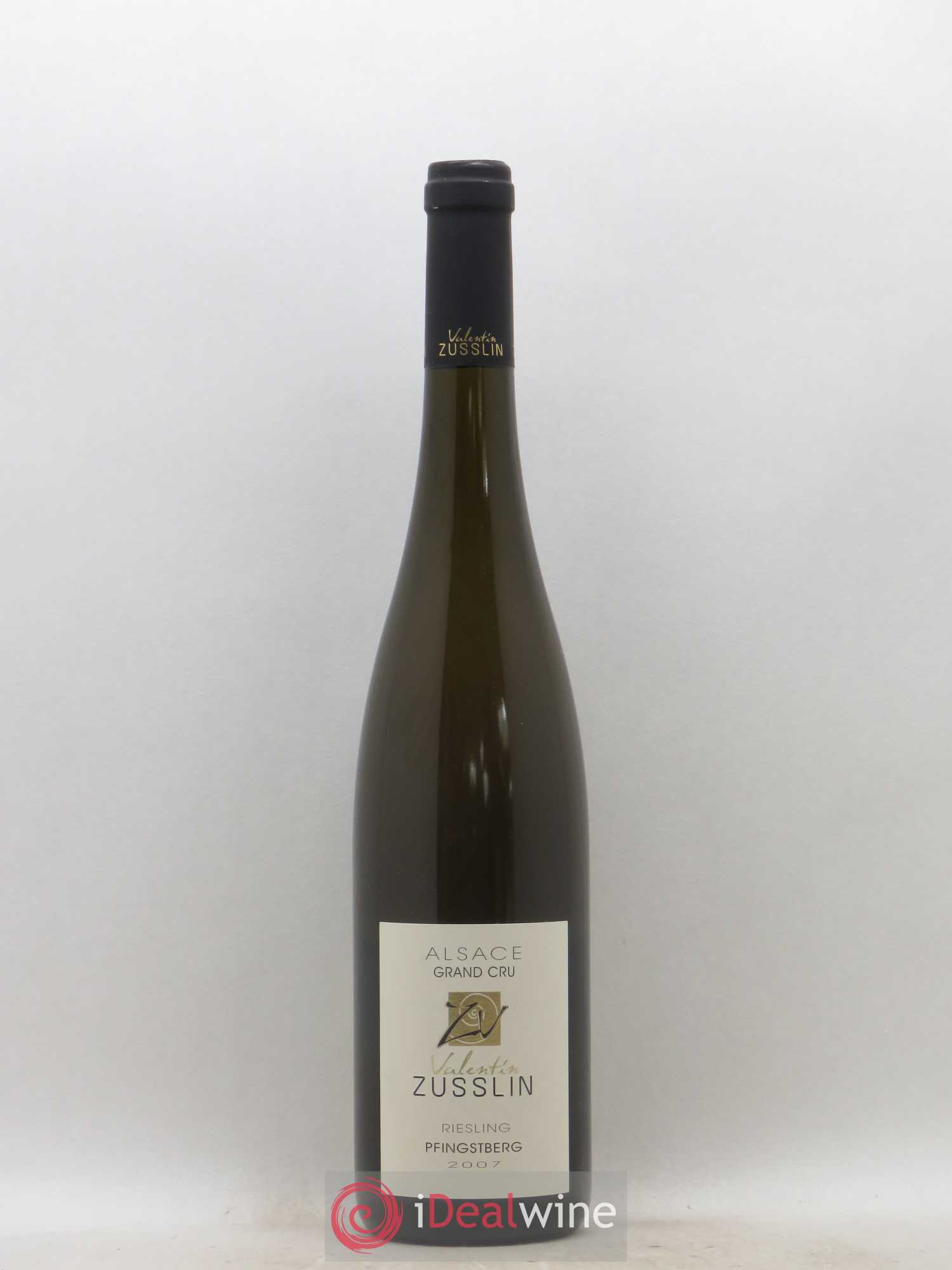 Alsace Riesling Grand Cru Pfingstberg Valentin Zusslin (Domaine) 2007 - Lot de 1 bouteille - 0