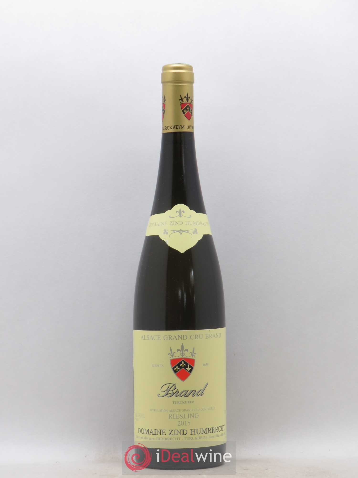 Alsace Riesling Grand Cru Brand Zind-Humbrecht (Domaine) 2015 - Lot de 1 bouteille - 0