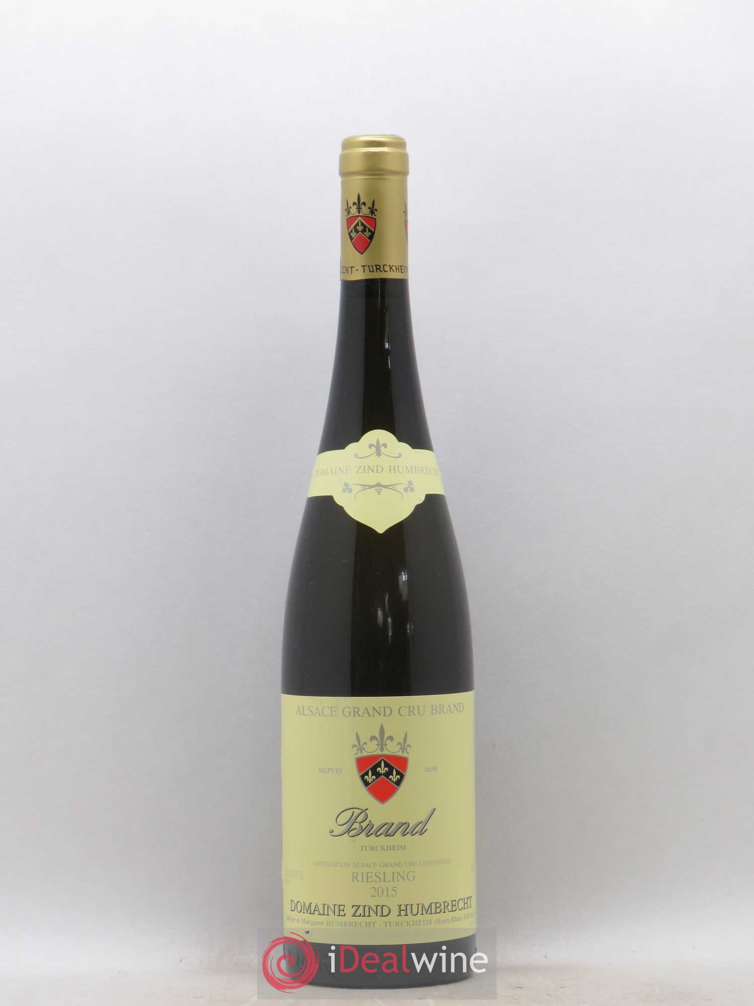 Alsace Riesling Grand Cru Brand Zind-Humbrecht (Domaine) 2015 - Lot de 1 bouteille - 0
