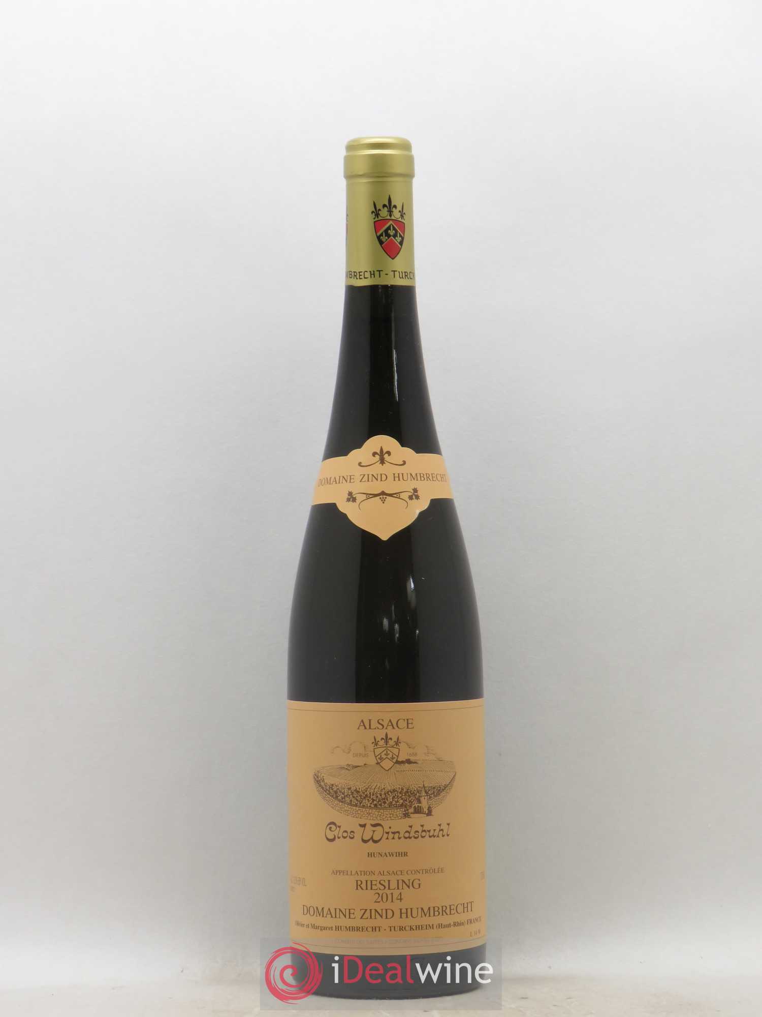 Alsace Riesling Clos Windsbuhl Zind-Humbrecht (Domaine) 2014 - Lot de 1 bouteille - 0