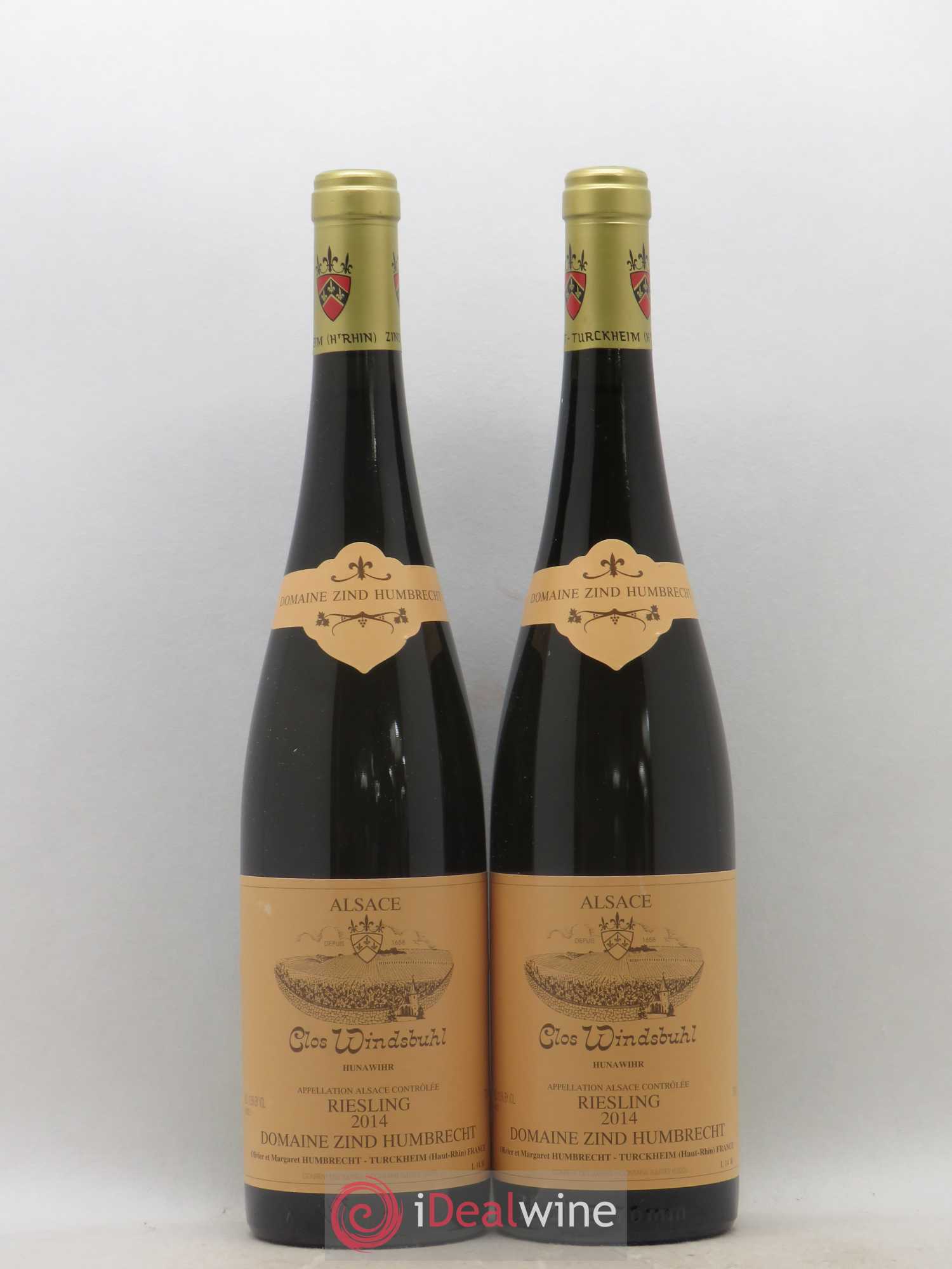 Alsace Riesling Clos Windsbuhl Zind-Humbrecht (Domaine) 2014 - Lot de 2 bouteilles - 0