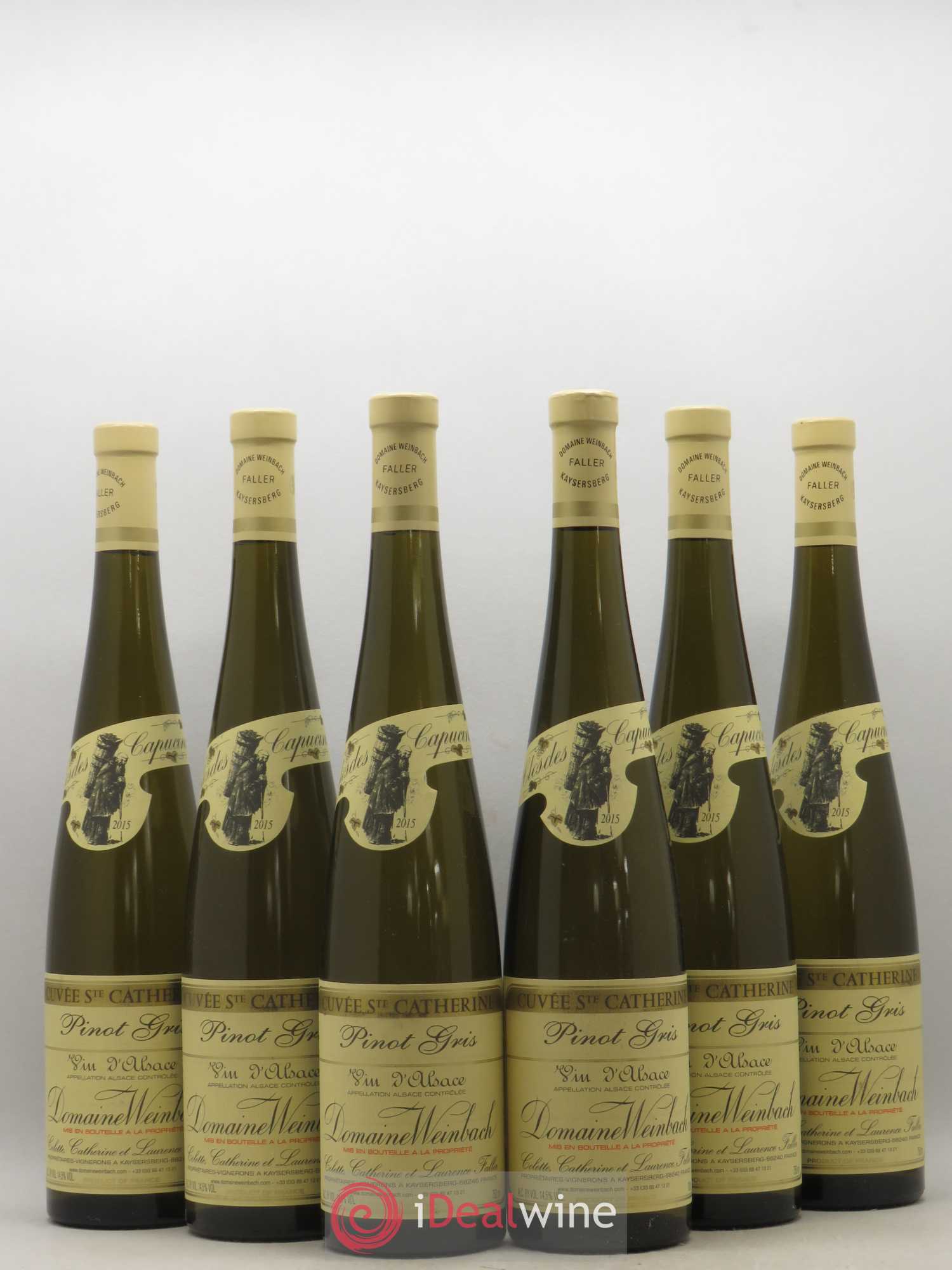 Alsace Pinot Gris Cuvée Sainte Catherine Weinbach (Domaine) 2015 - Lot de 6 bouteilles - 0