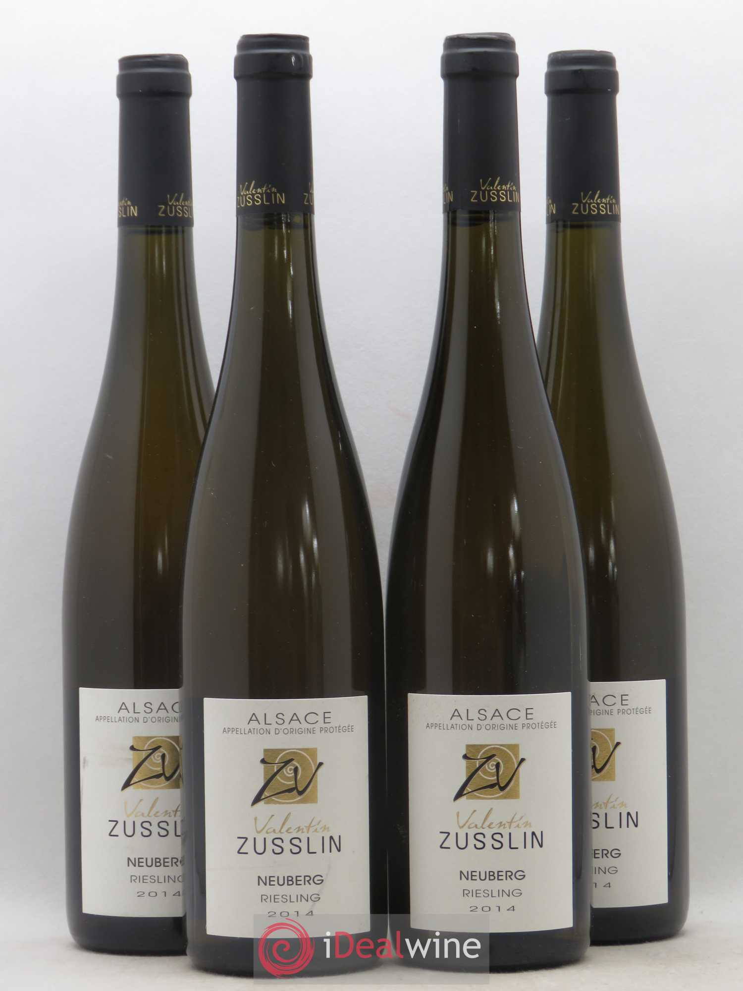 Alsace Riesling Neuberg Valentin Zusslin (Domaine) 2014 - Lot de 4 bouteilles - 0