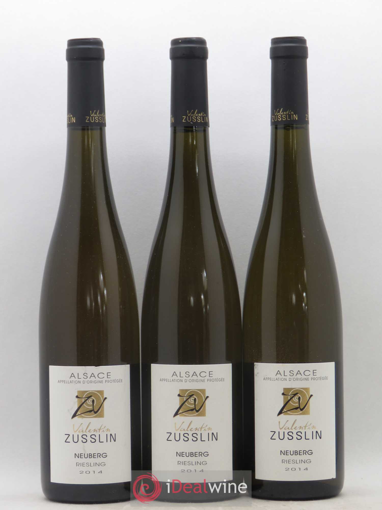 Alsace Riesling Neuberg Valentin Zusslin (Domaine) 2014 - Posten von 3 Flaschen - 0