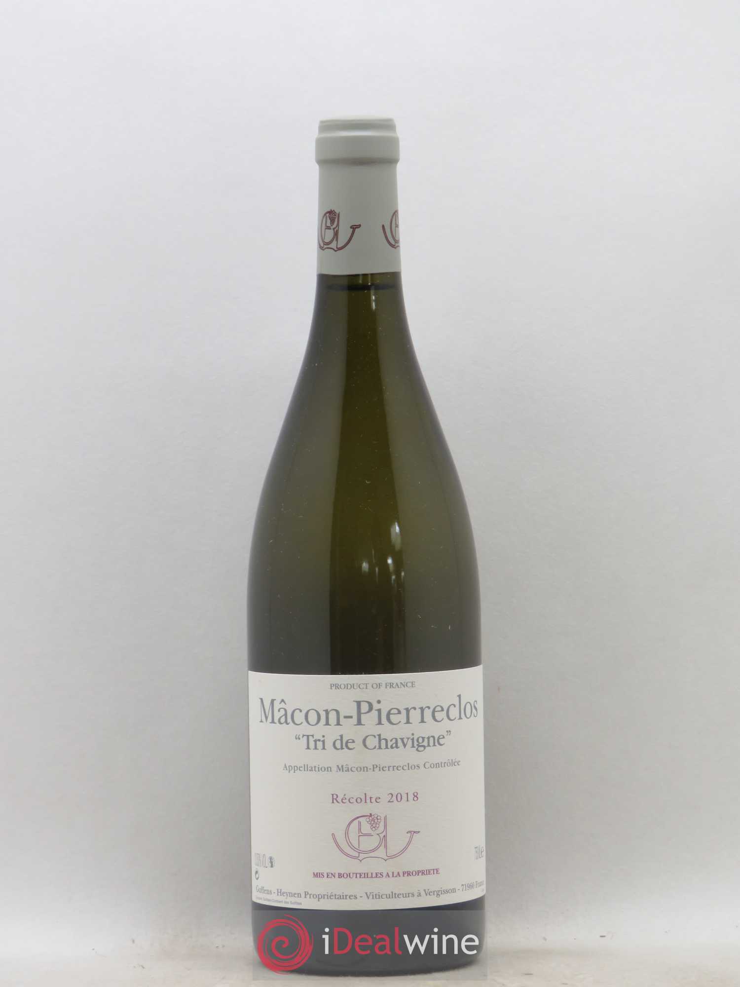 Mâcon-Pierreclos Tri de Chavigne Guffens-Heynen 2018 - Lot de 1 bouteille - 0