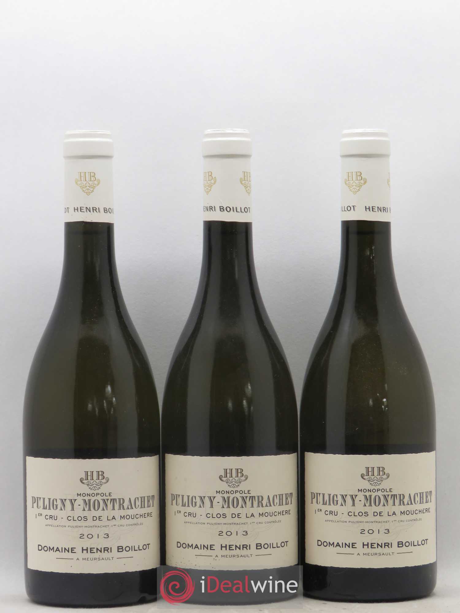 Puligny-Montrachet 1er Cru Clos de la Mouchère Henri Boillot (Domaine) 2013 - Lot de 3 bouteilles - 0