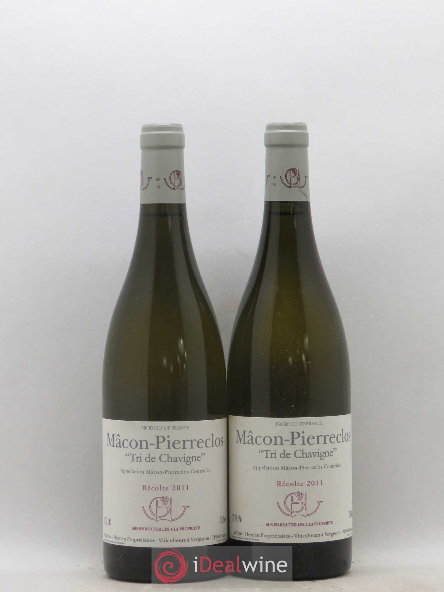 Mâcon-Pierreclos Tri de Chavigne Guffens-Heynen 2011 - Lot de 2 bouteilles - 0