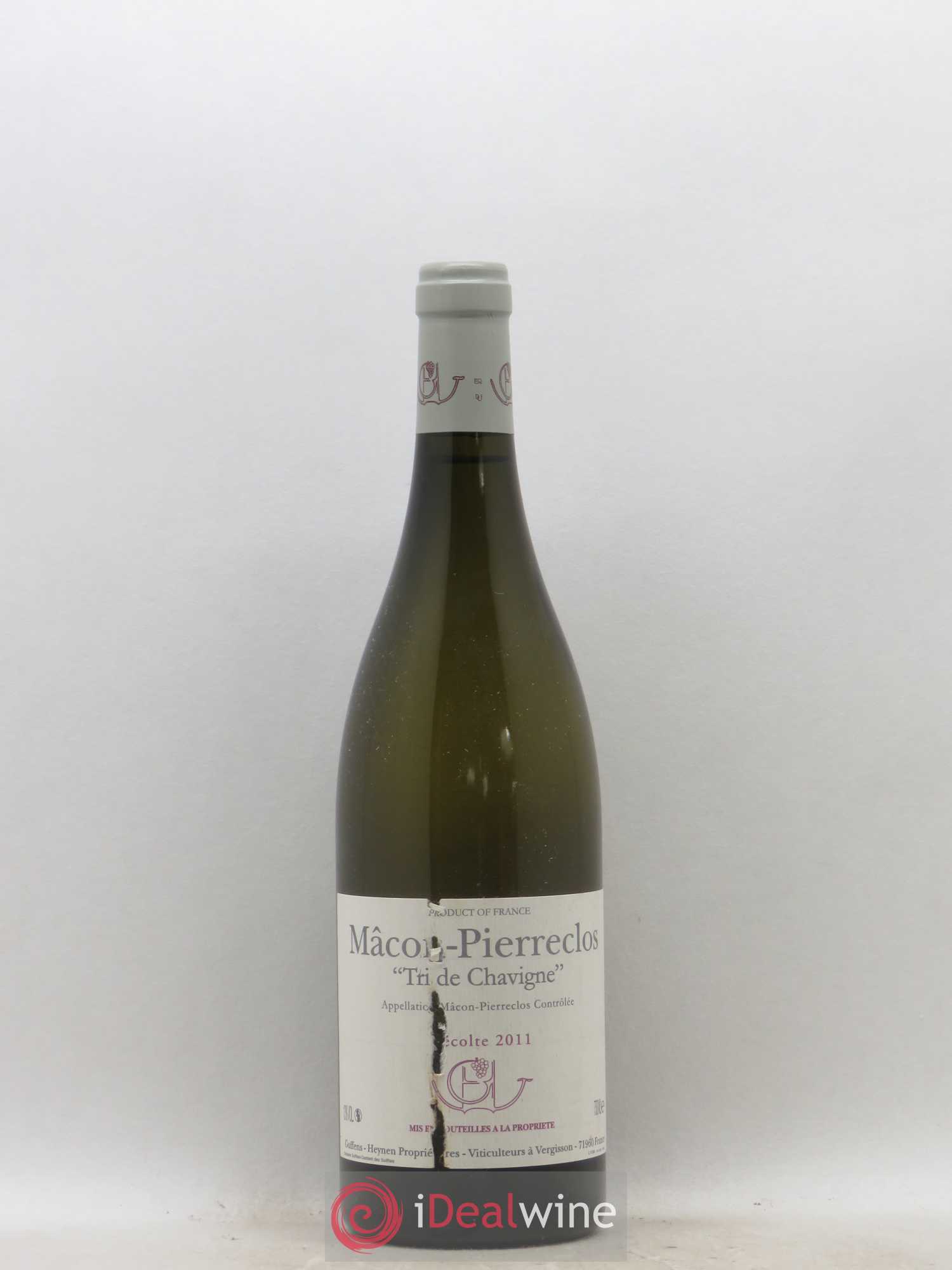 Mâcon-Pierreclos Tri de Chavigne Guffens-Heynen 2011 - Lot de 1 bouteille - 0