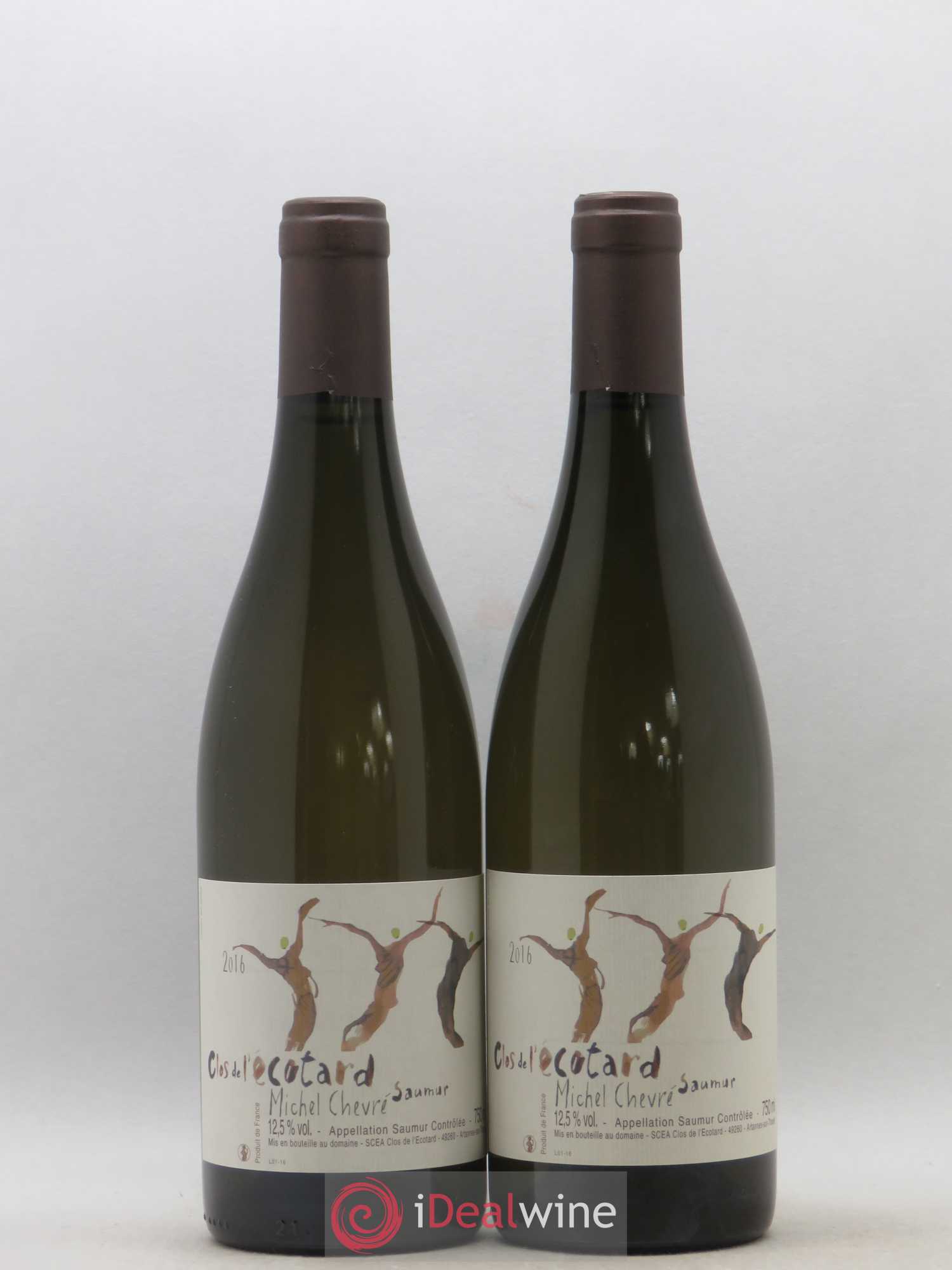 Saumur Clos de l'Ecotard - Michel Chevré 2016 - Lot de 2 bouteilles - 0