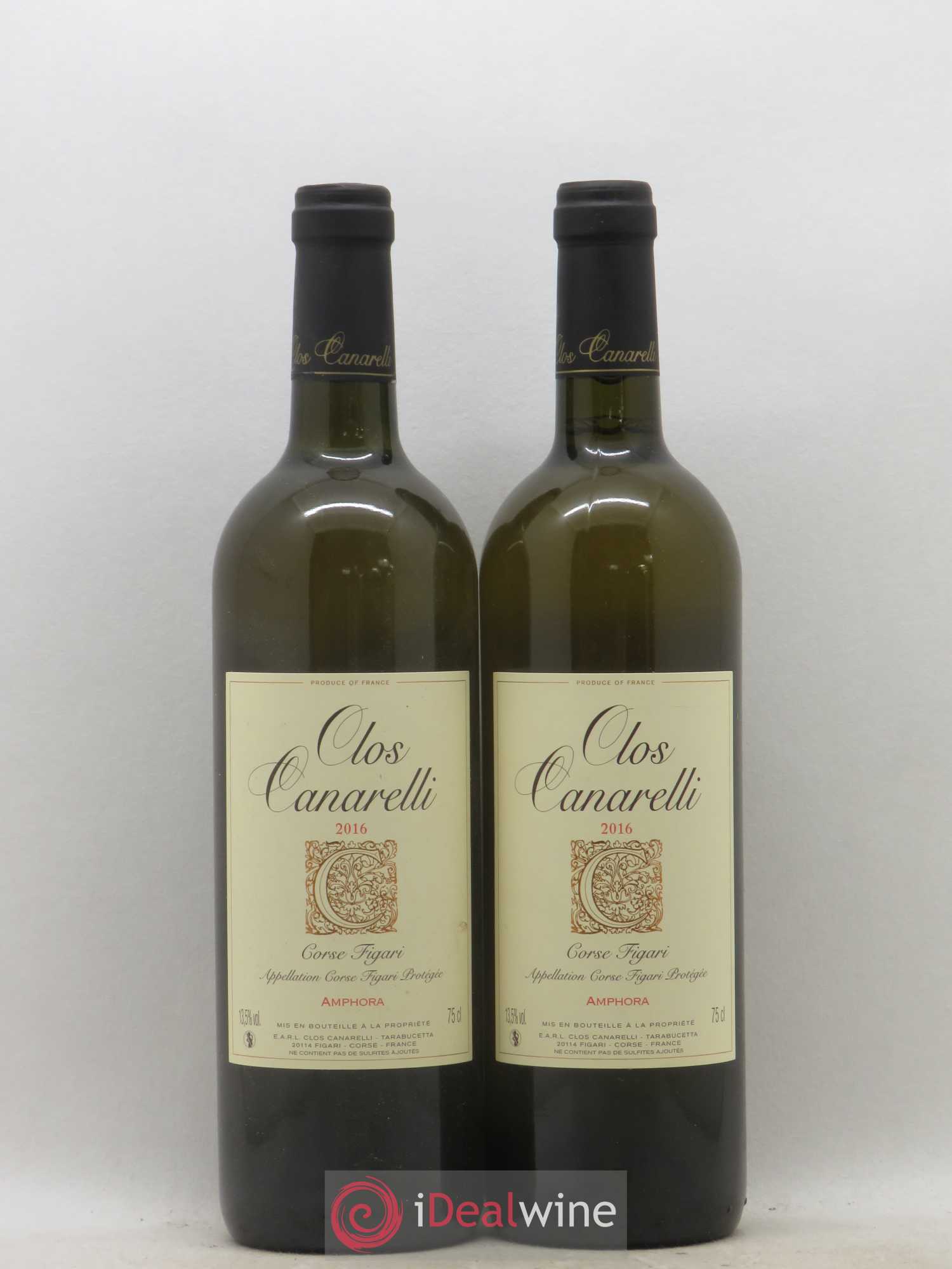 Figari Amphora Clos Canarelli 2016 - Lot de 2 bouteilles - 0