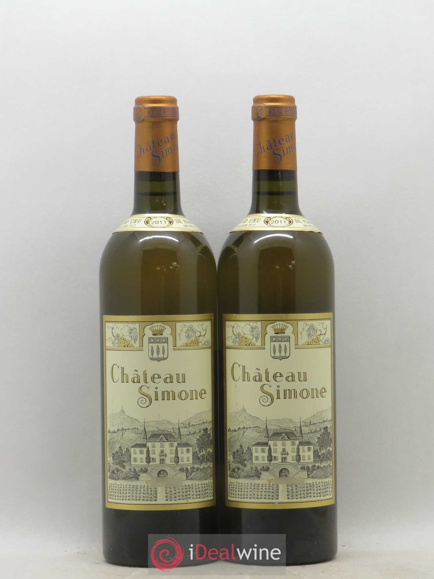 Palette Château Simone Famille Rougier 2011 - Posten von 2 Flaschen - 0