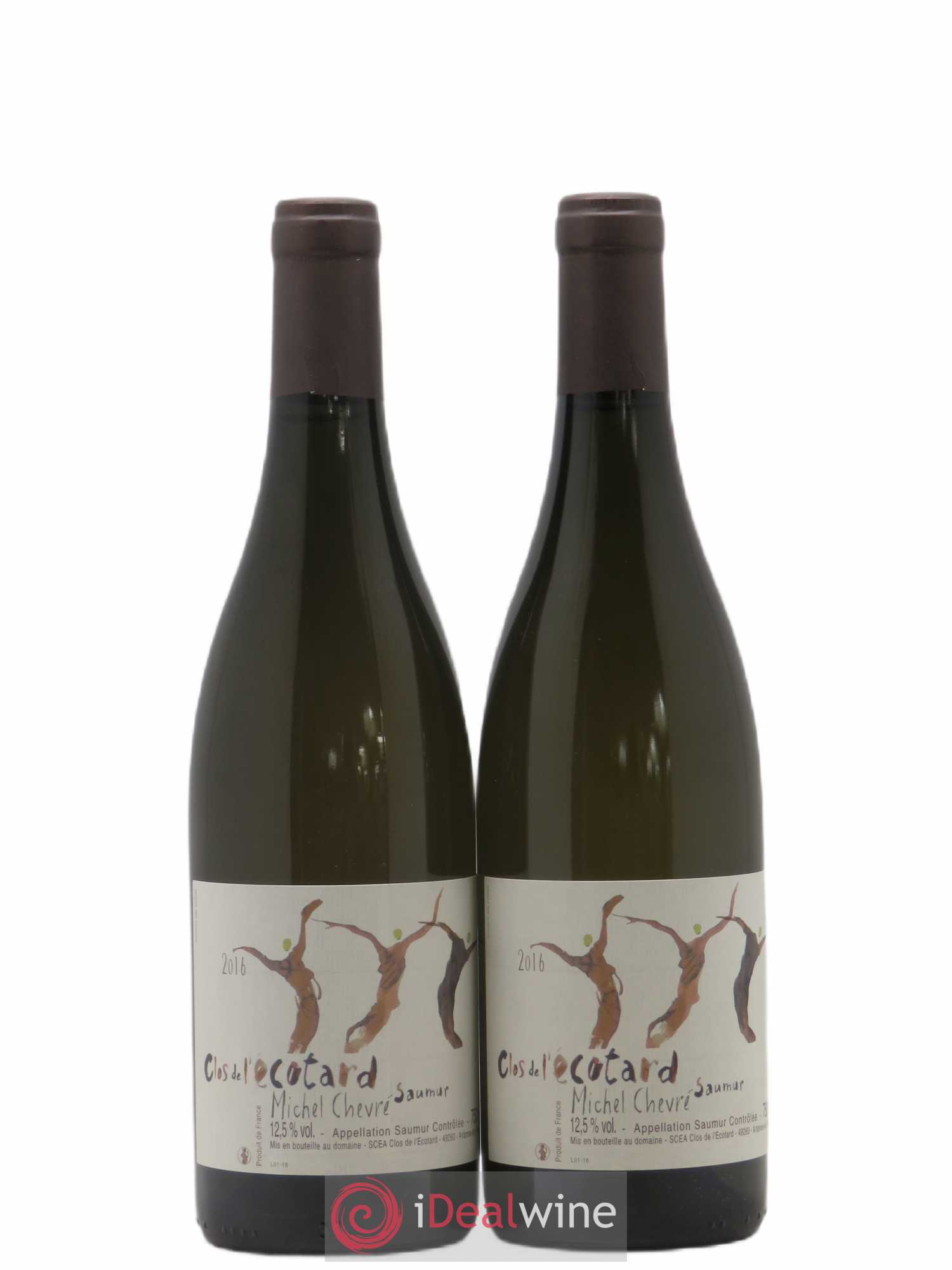 Saumur Clos de l'Ecotard - Michel Chevré 2016 - Lot de 2 bouteilles - 0