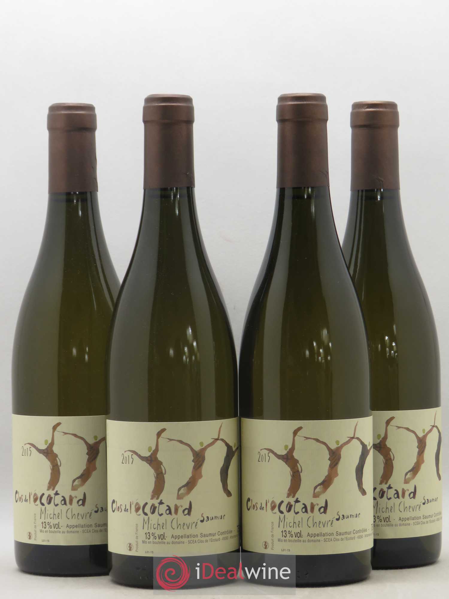 Saumur Clos de l'écotard Michel Chevré 2015 - Lot de 4 bouteilles - 0