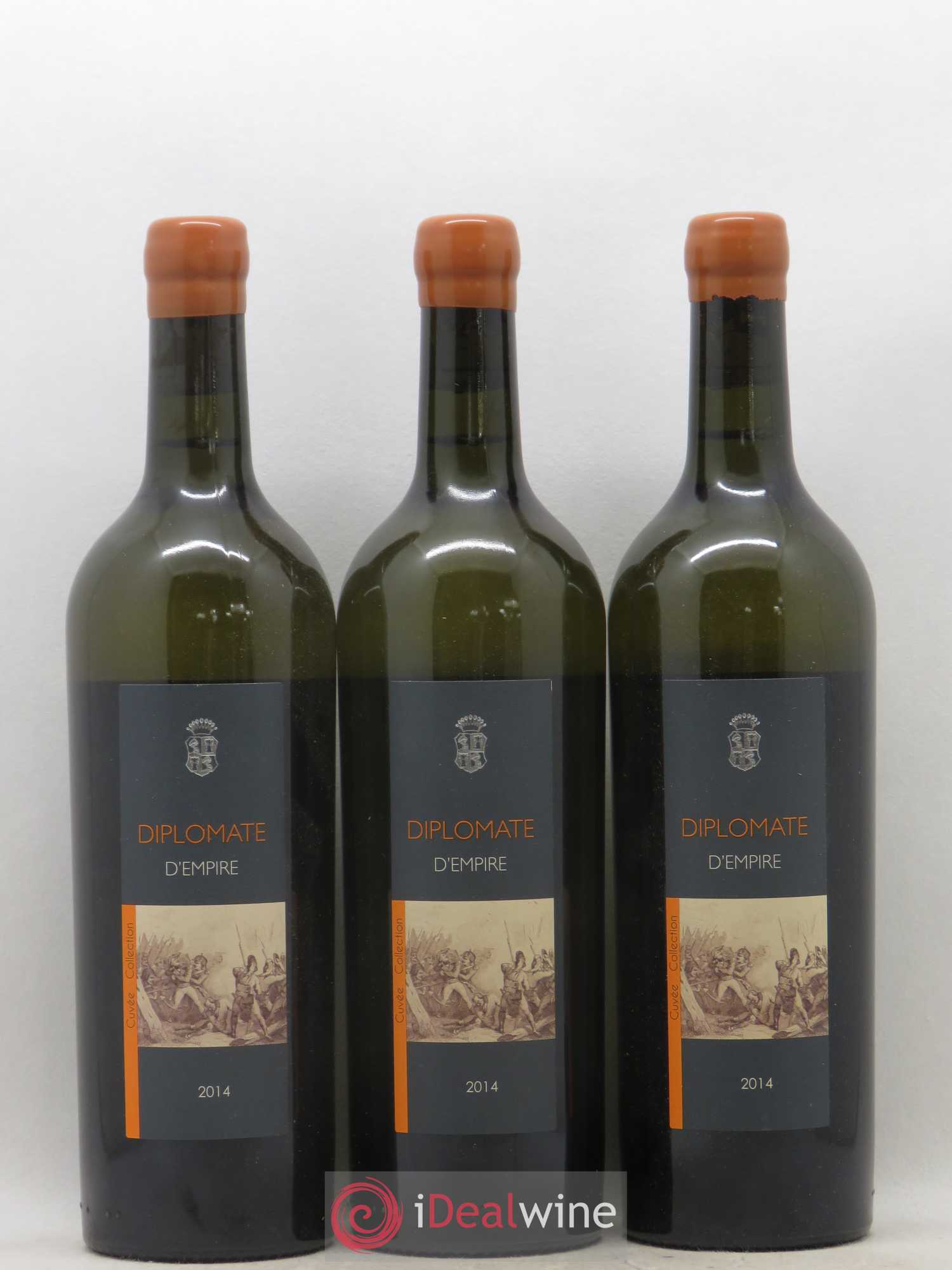 Vin de France Diplomate d'Empire Comte Abbatucci (Domaine) Cuvée de Collection 2014 - Lot de 3 bouteilles - 0