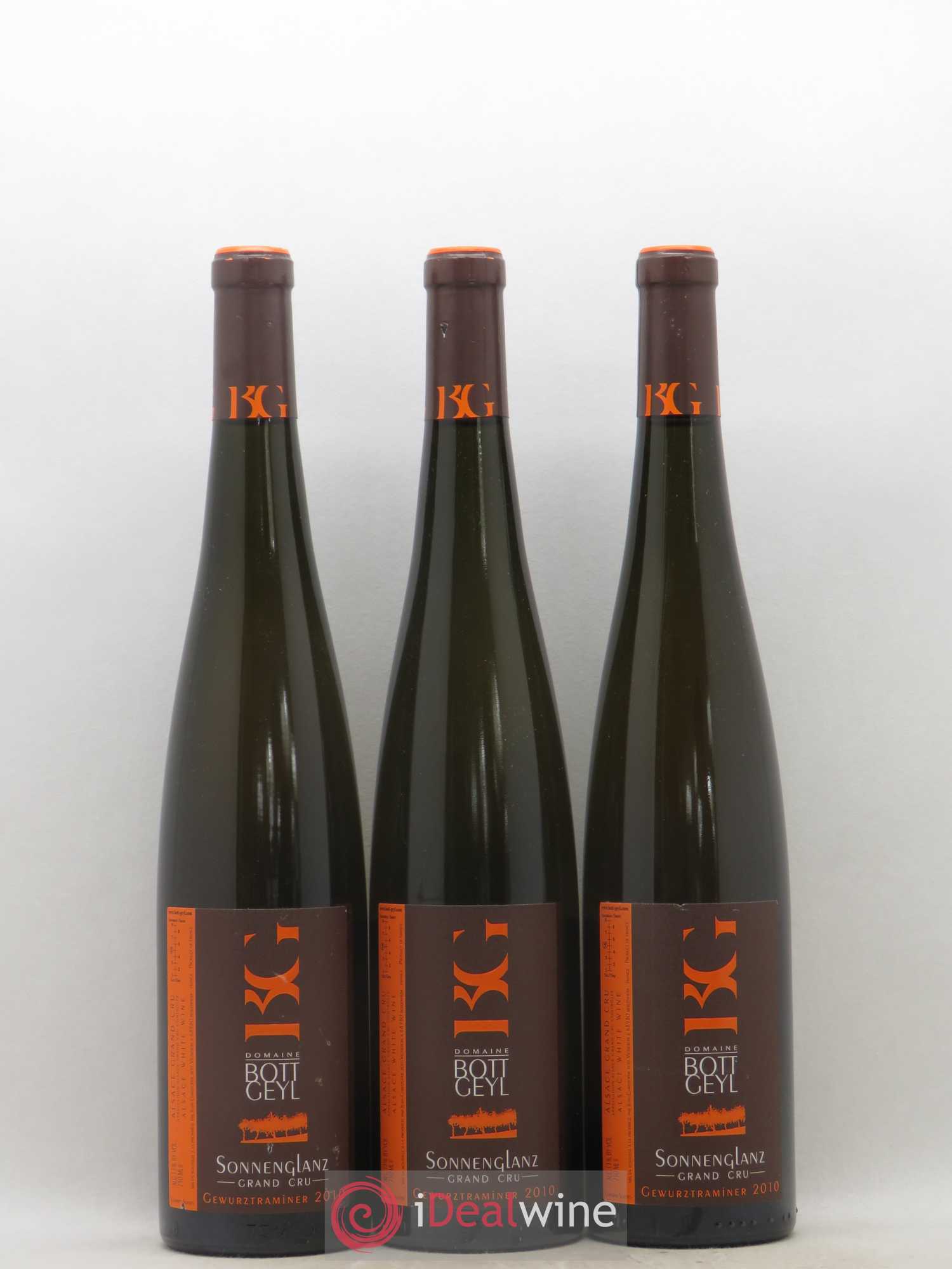 Alsace Gewurztraminer Grand Cru Sonnenglanz Bott-Geyl (Domaine) 2010 - Lot de 6 bouteilles - 1