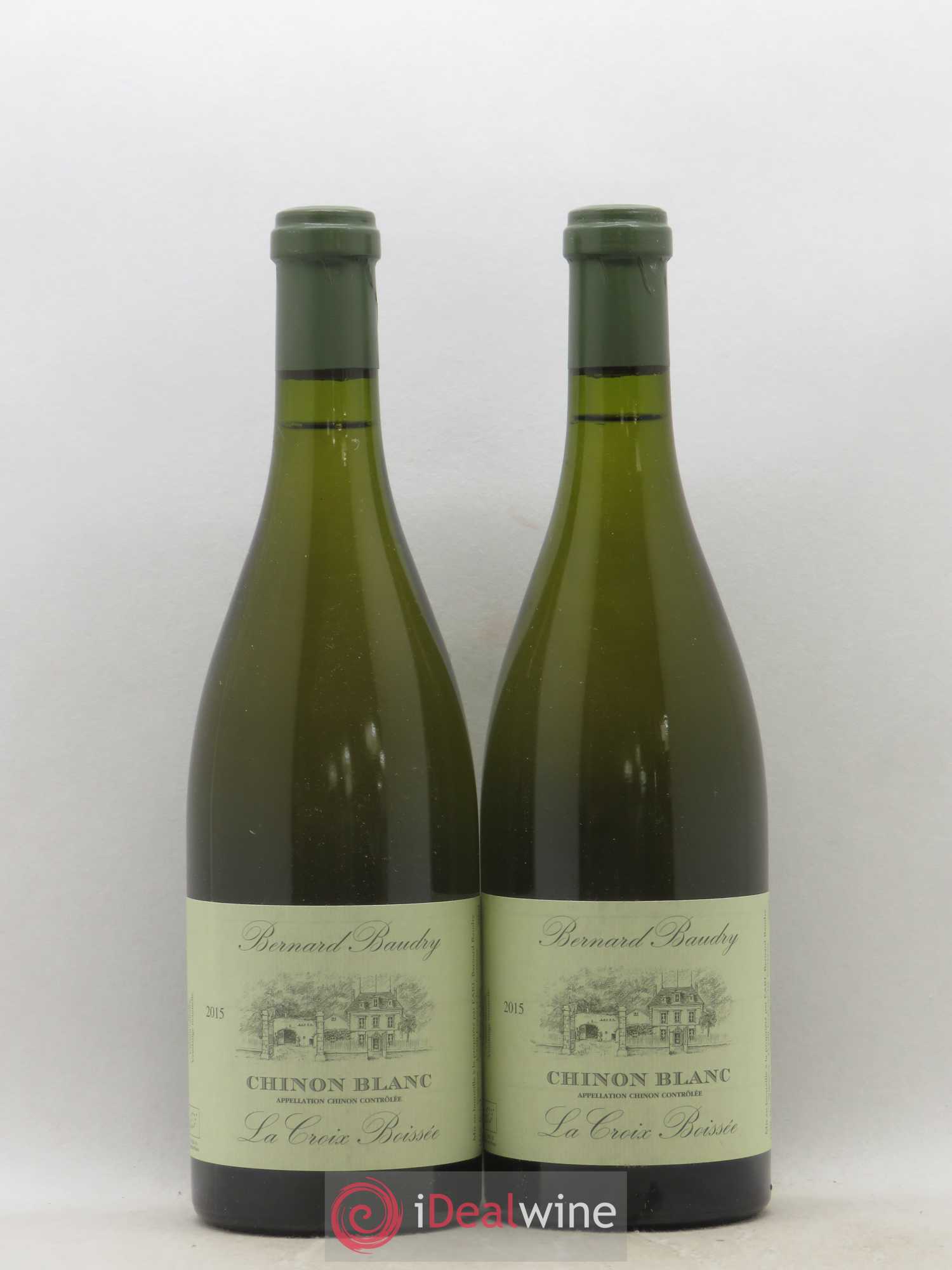 Chinon La Croix Boissée Bernard Baudry 2015 - Lot de 2 bouteilles - 0