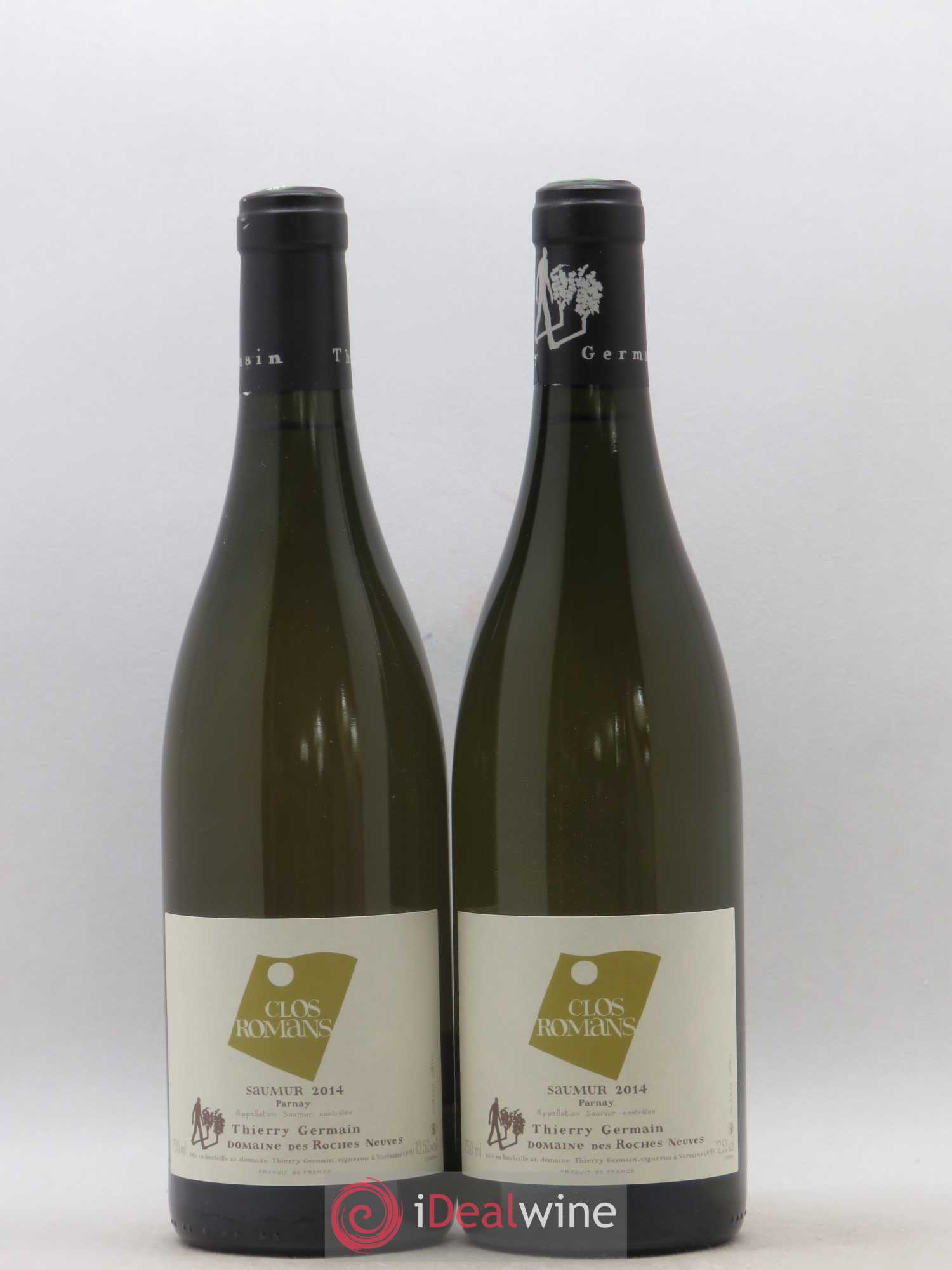 Saumur Clos Romans Domaine des Roches Neuves - Thierry Germain 2014 - Posten von 2 Flaschen - 0
