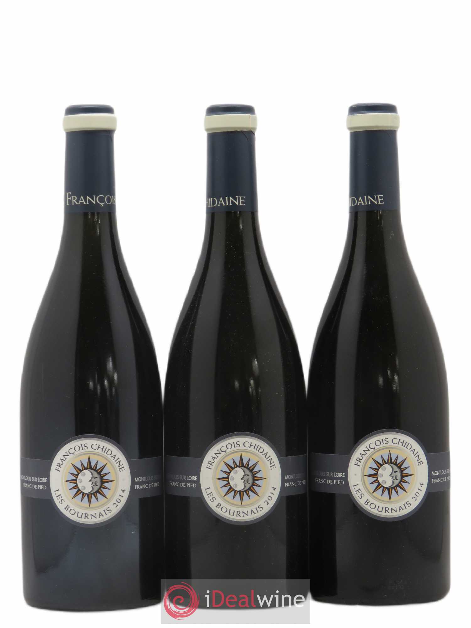 Montlouis-sur-Loire Les Bournais Franc de Pied François Chidaine 2014 - Lot de 3 bouteilles - 0
