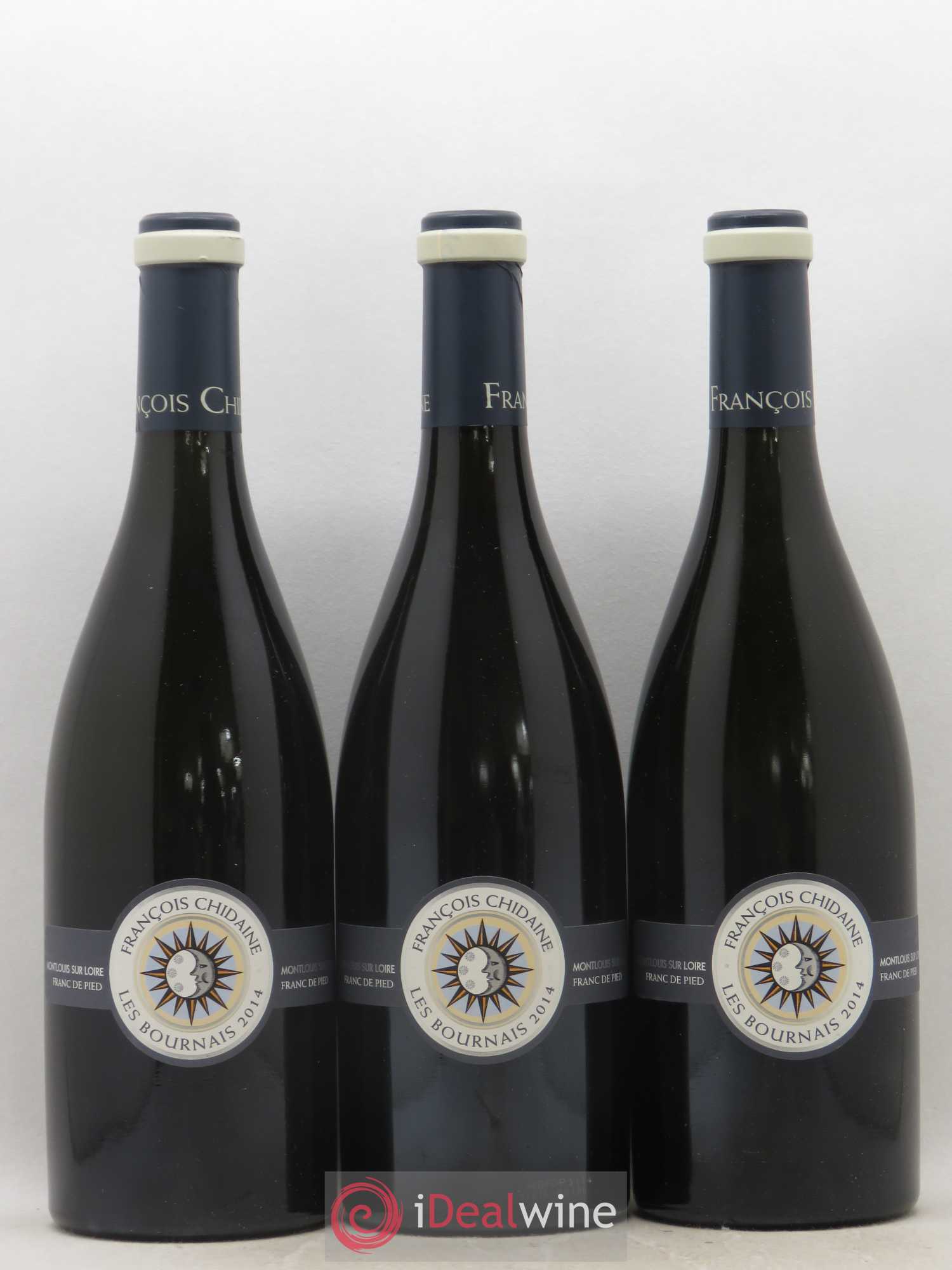 Montlouis-sur-Loire Les Bournais Franc de Pied François Chidaine 2014 - Lot de 3 bouteilles - 0