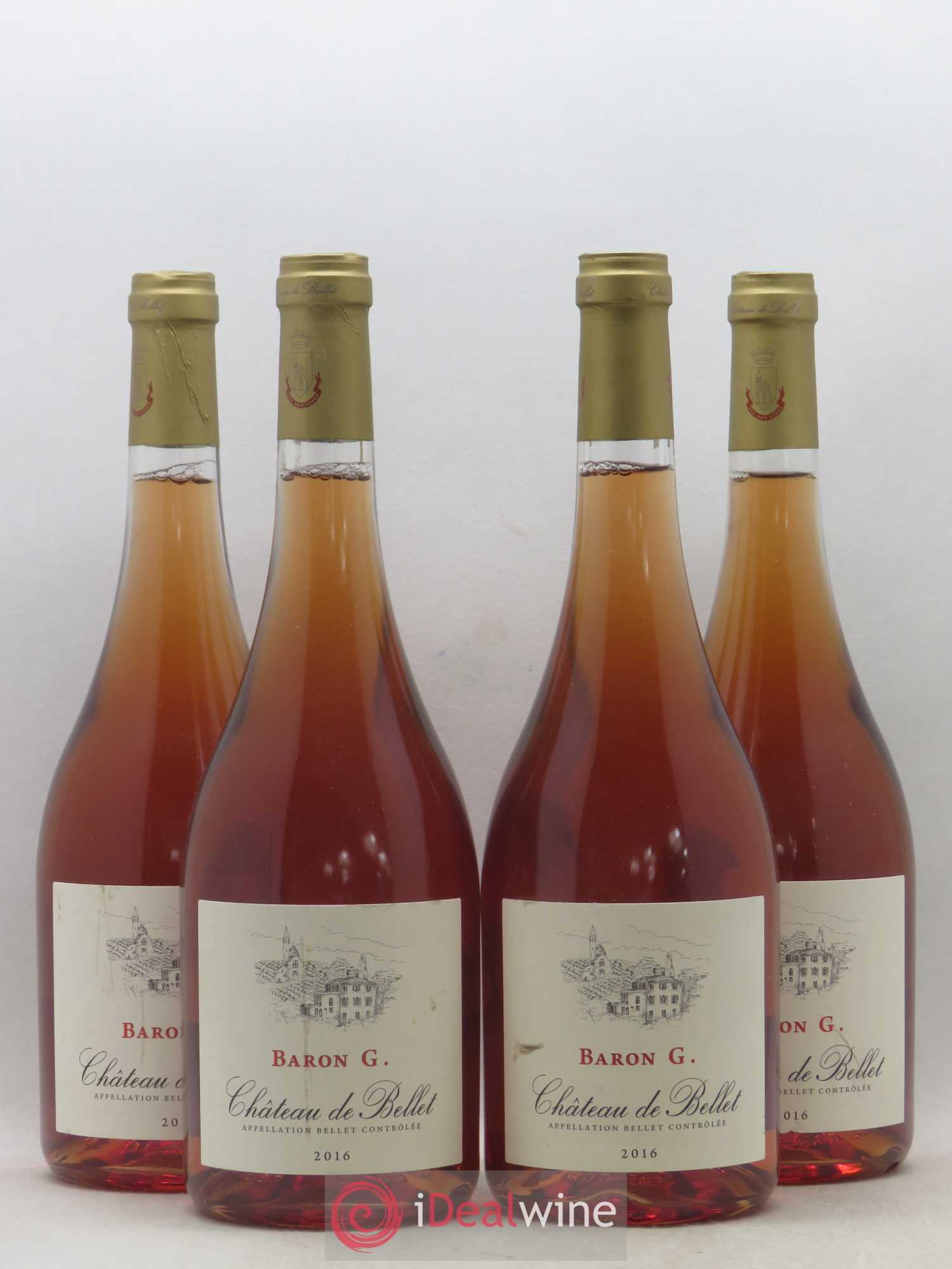 Bellet Château de Bellet Baron G 2016 - Lotto di 4 bottiglie - 0