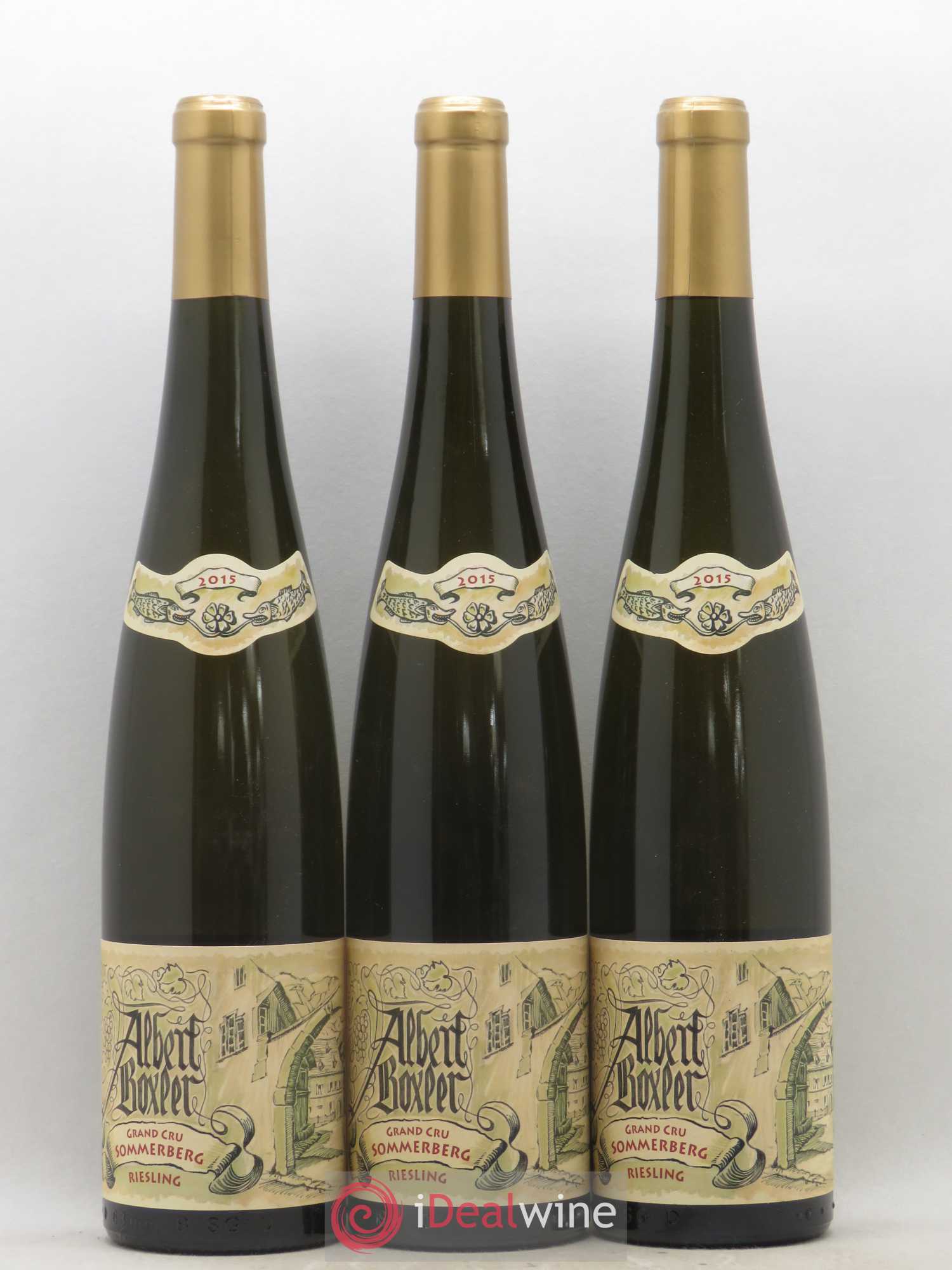 Riesling Grand Cru Sommerberg Albert Boxler 2015 - Lot de 3 bouteilles - 0