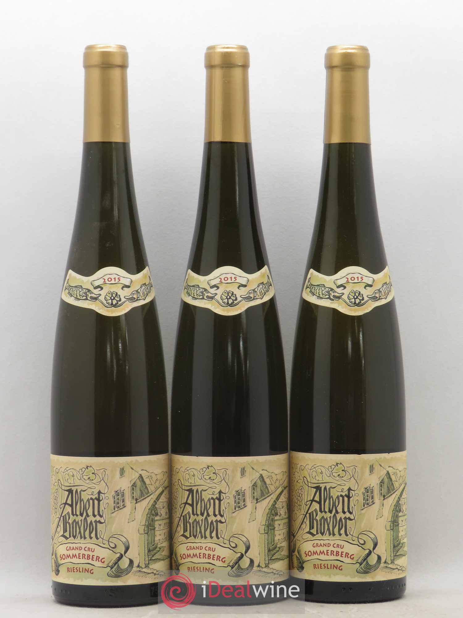 Riesling Grand Cru Sommerberg Albert Boxler 2015 - Lot de 3 bouteilles - 0