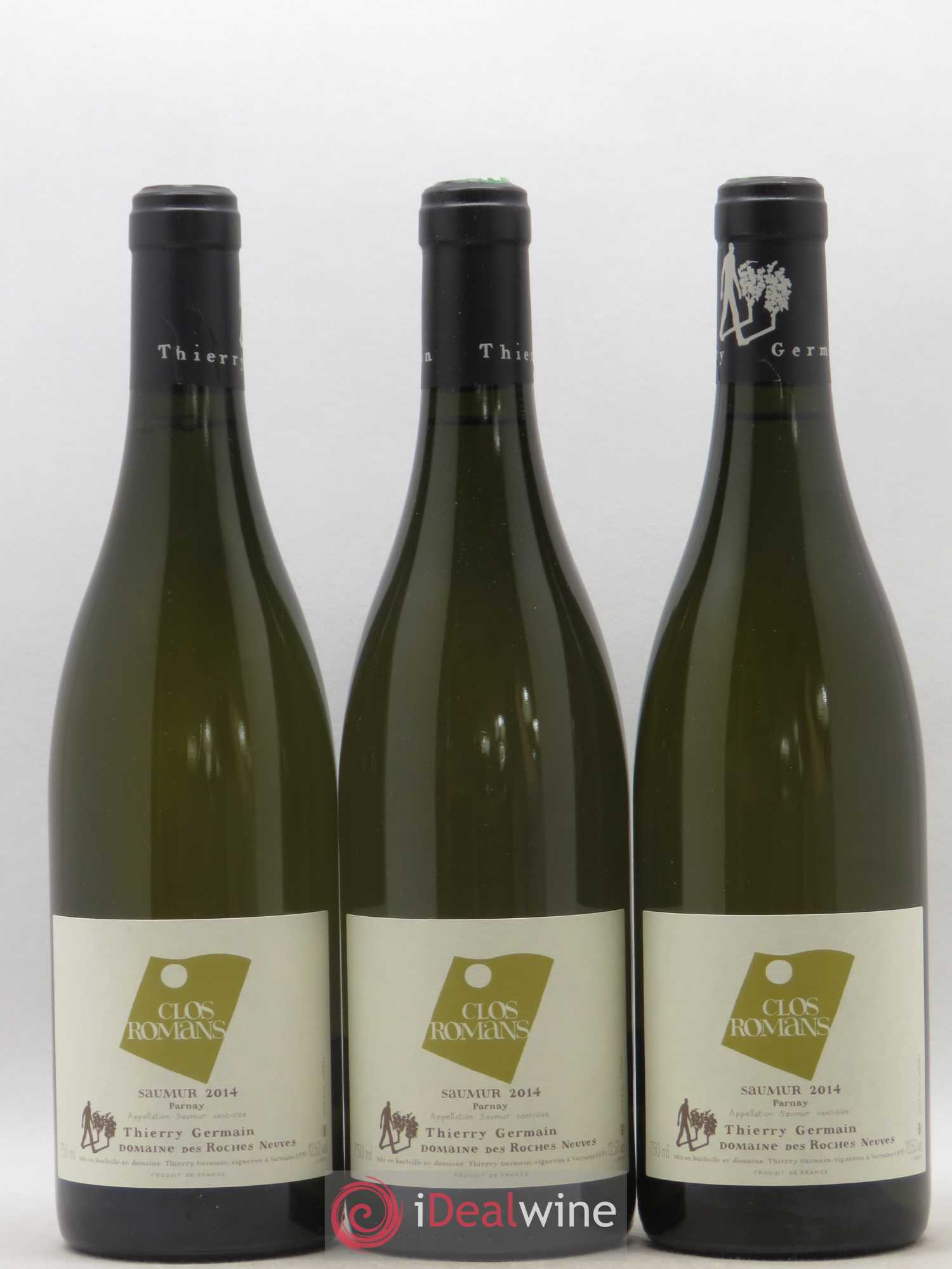 Saumur Clos Romans Domaine des Roches Neuves - Thierry Germain 2014 - Lot de 3 bouteilles - 0