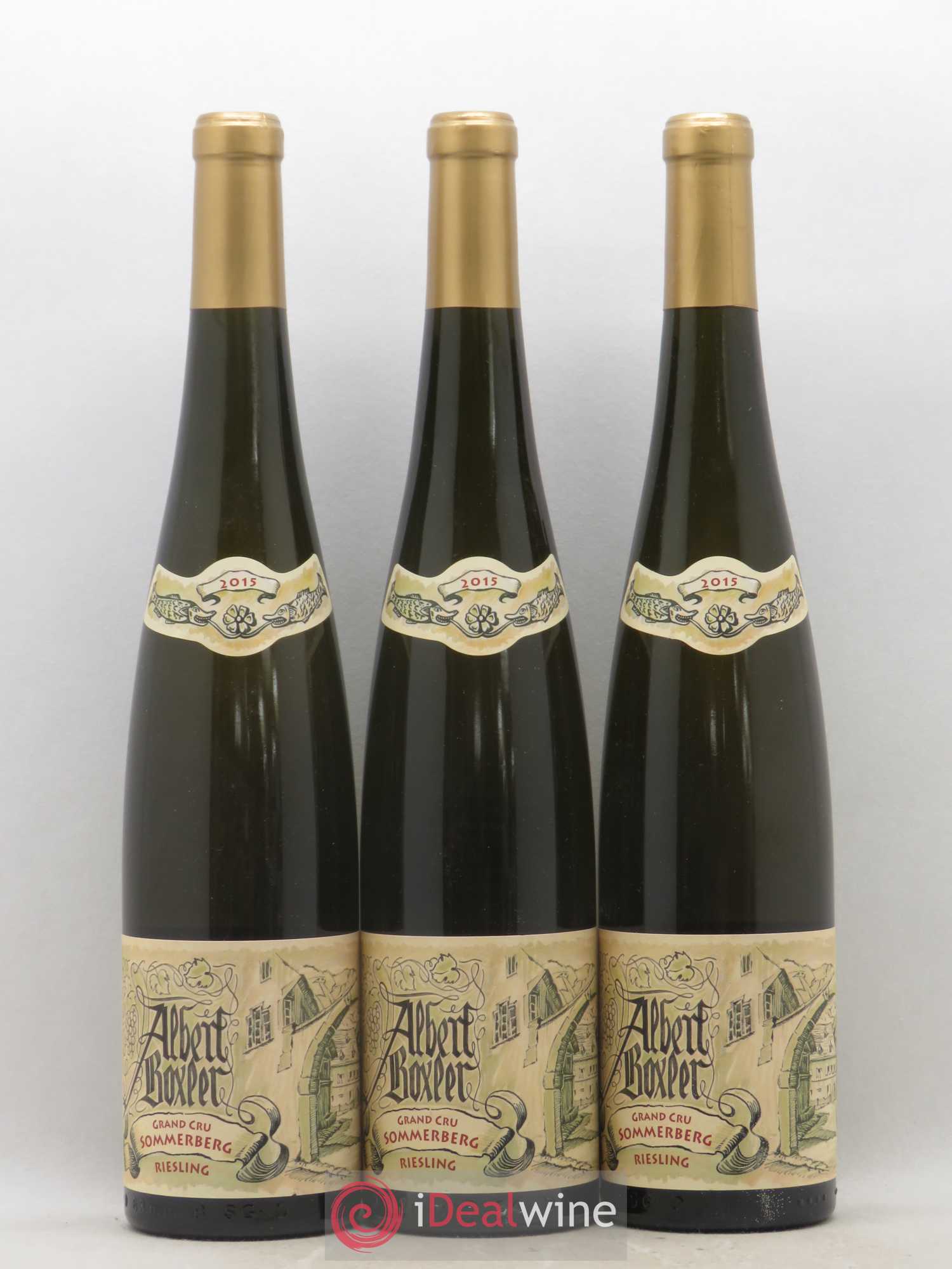 Riesling Grand Cru Sommerberg Albert Boxler 2015 - Lot de 3 bouteilles - 0