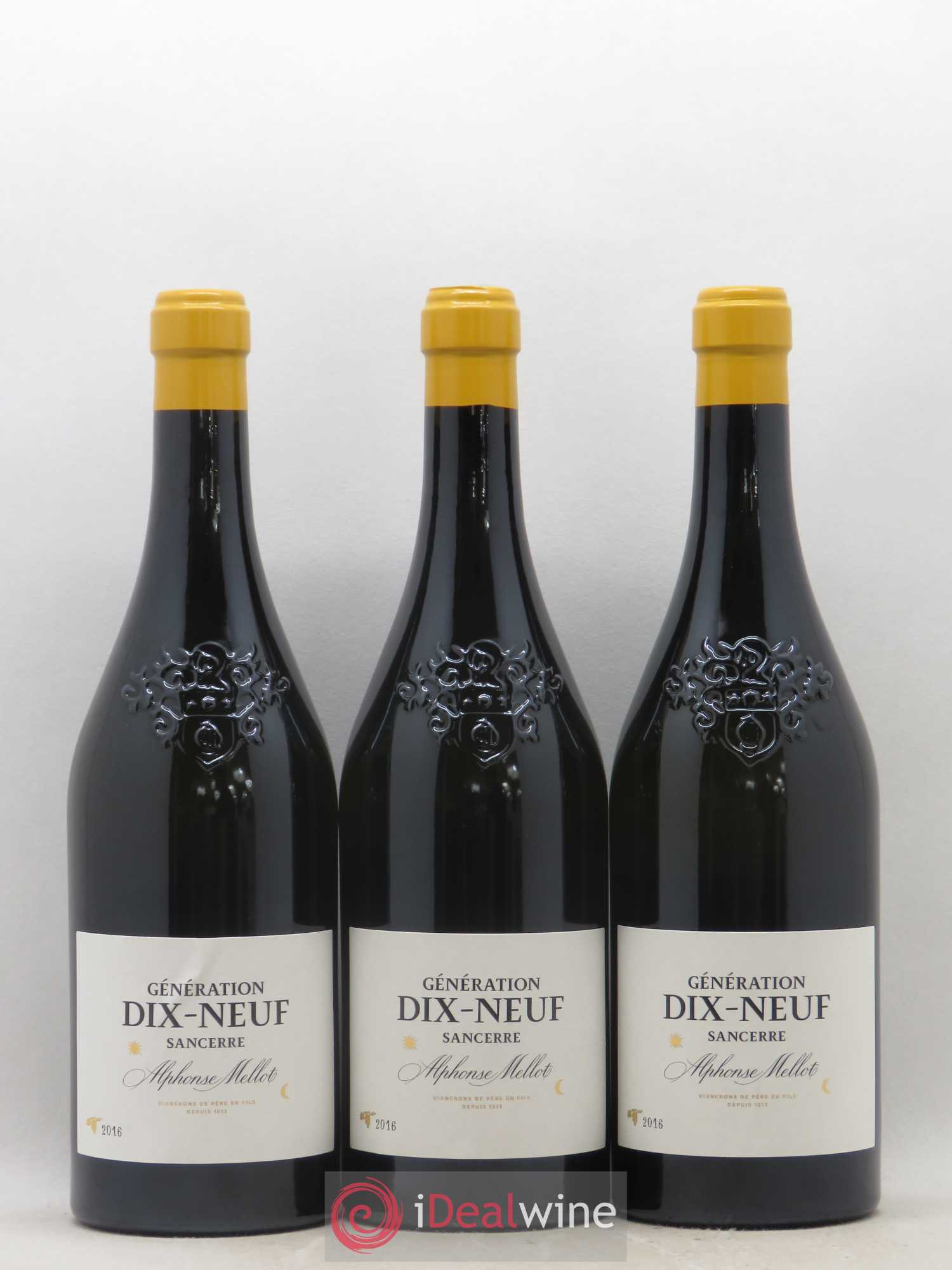 Sancerre Génération XIX Alphonse Mellot 2016 - Lot de 3 bouteilles - 0