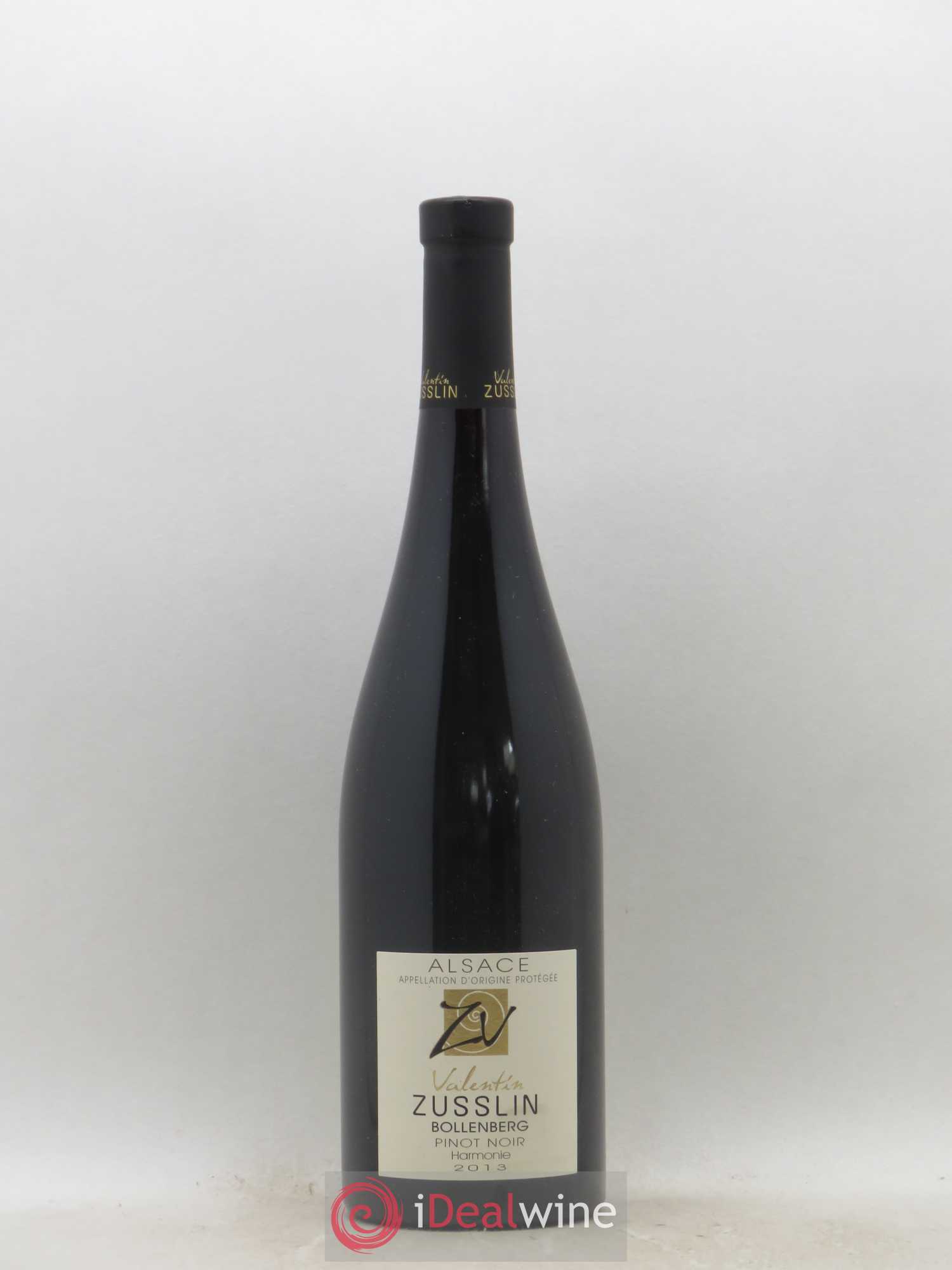 Alsace Pinot Noir Bollenberg Harmonie Valentin Zusslin (Domaine) 2013 - Lot de 1 bouteille - 0