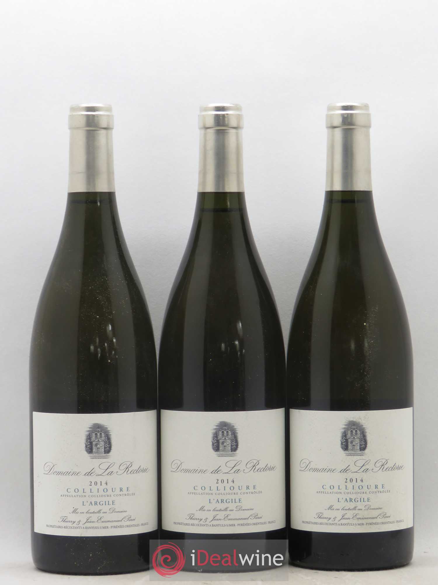 Collioure La Rectorie (Domaine de) L'Argile Thierry et Jean Emmanuel Parcé 2014 - Lot de 6 bouteilles - 2