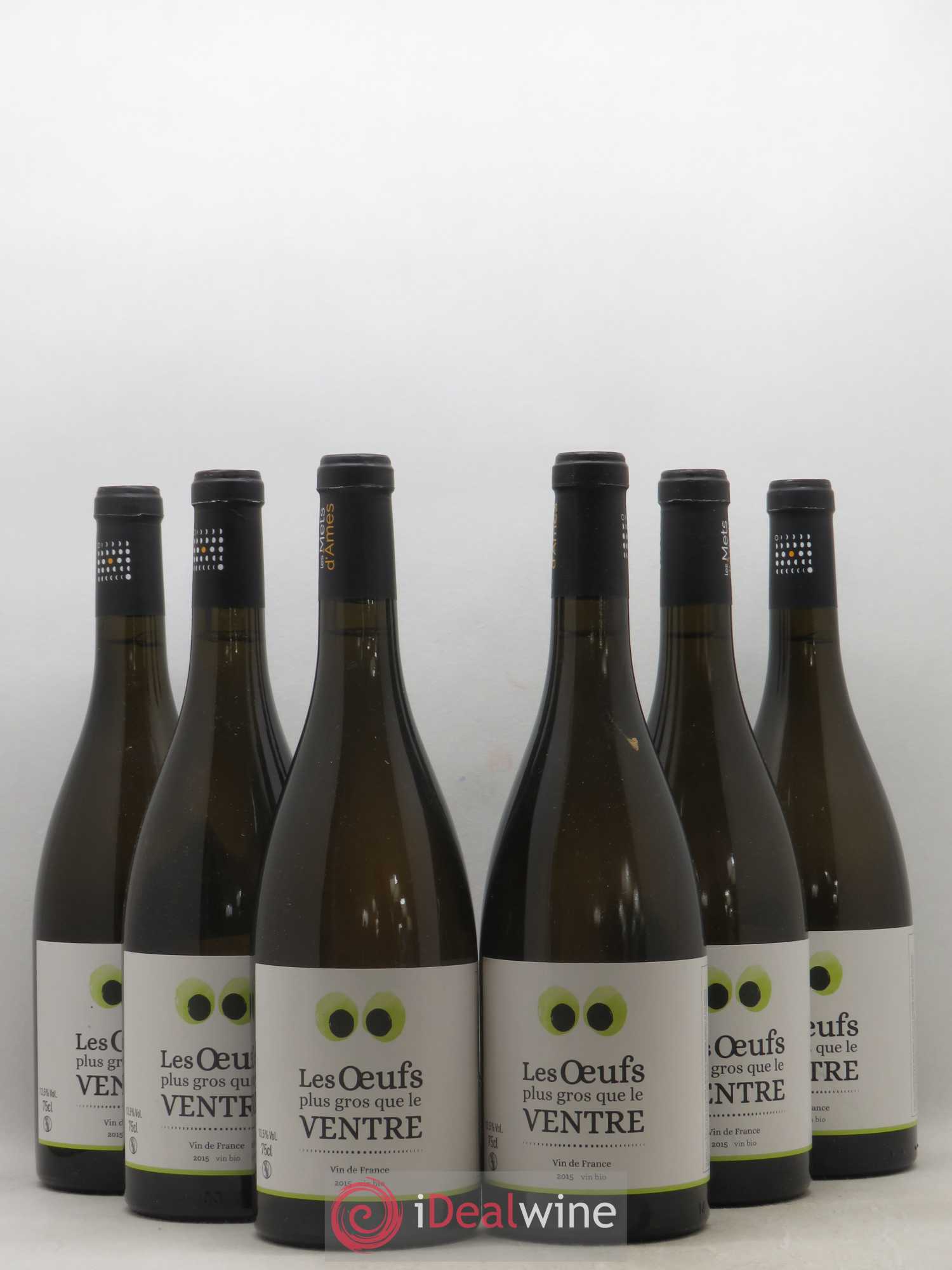 Vin de France Les oeufs plus gros que le ventre Céline Oulié 2015 - Posten von 6 Flaschen - 0